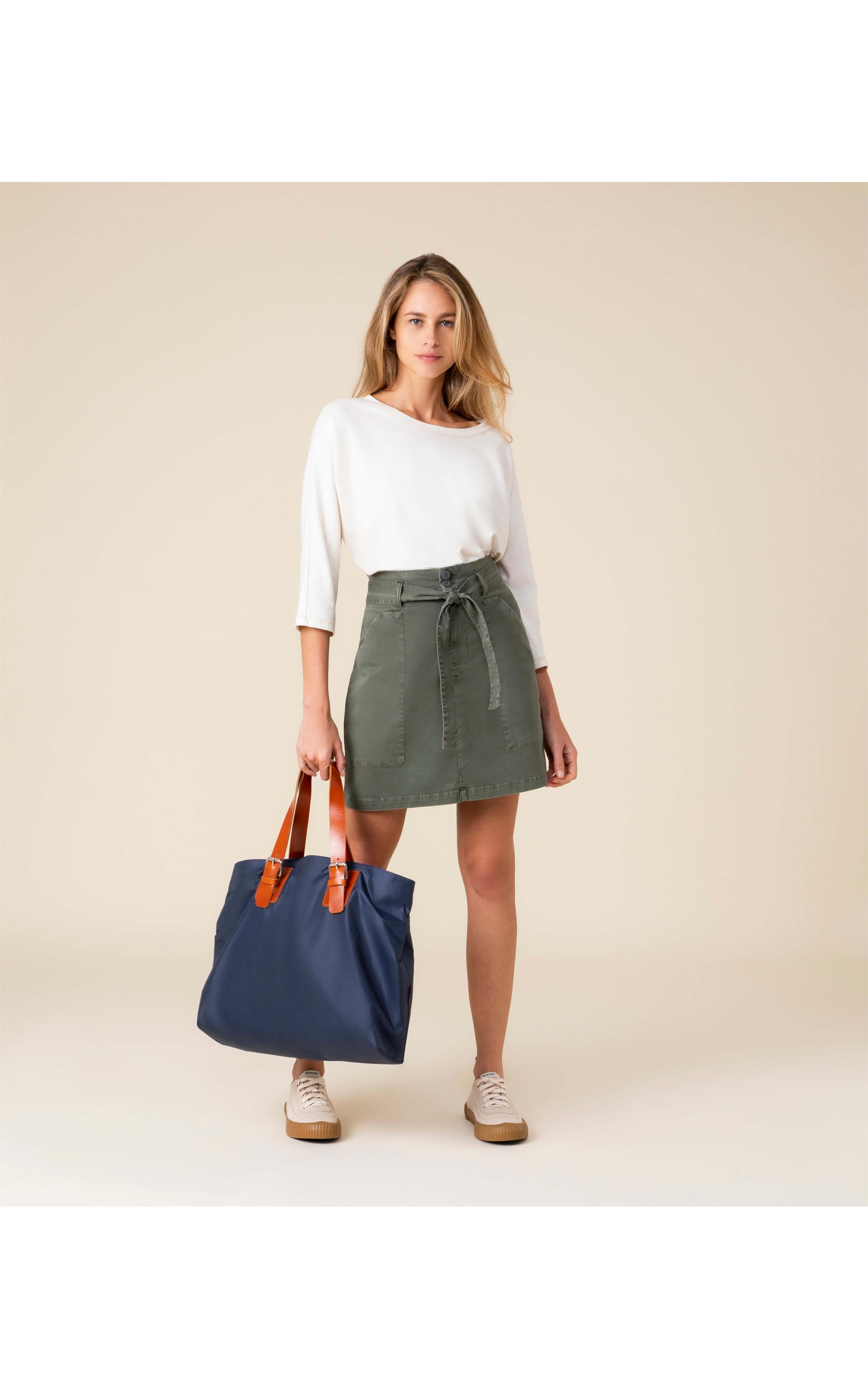 Saia Clochard Canvas Verde Escuro