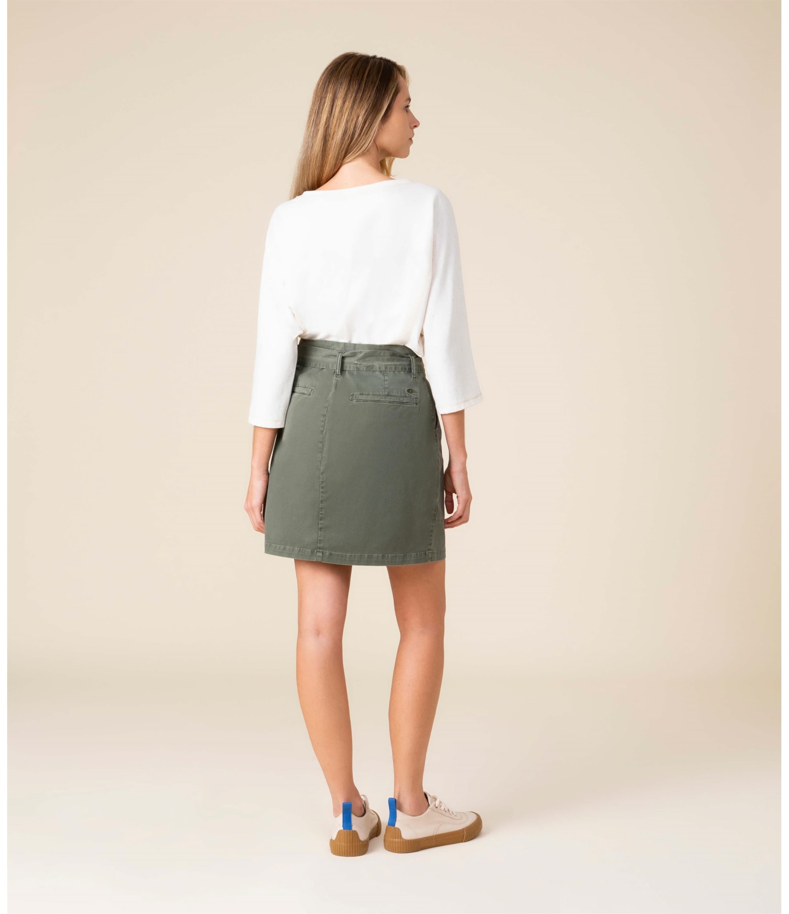 Saia Clochard Canvas Verde Escuro