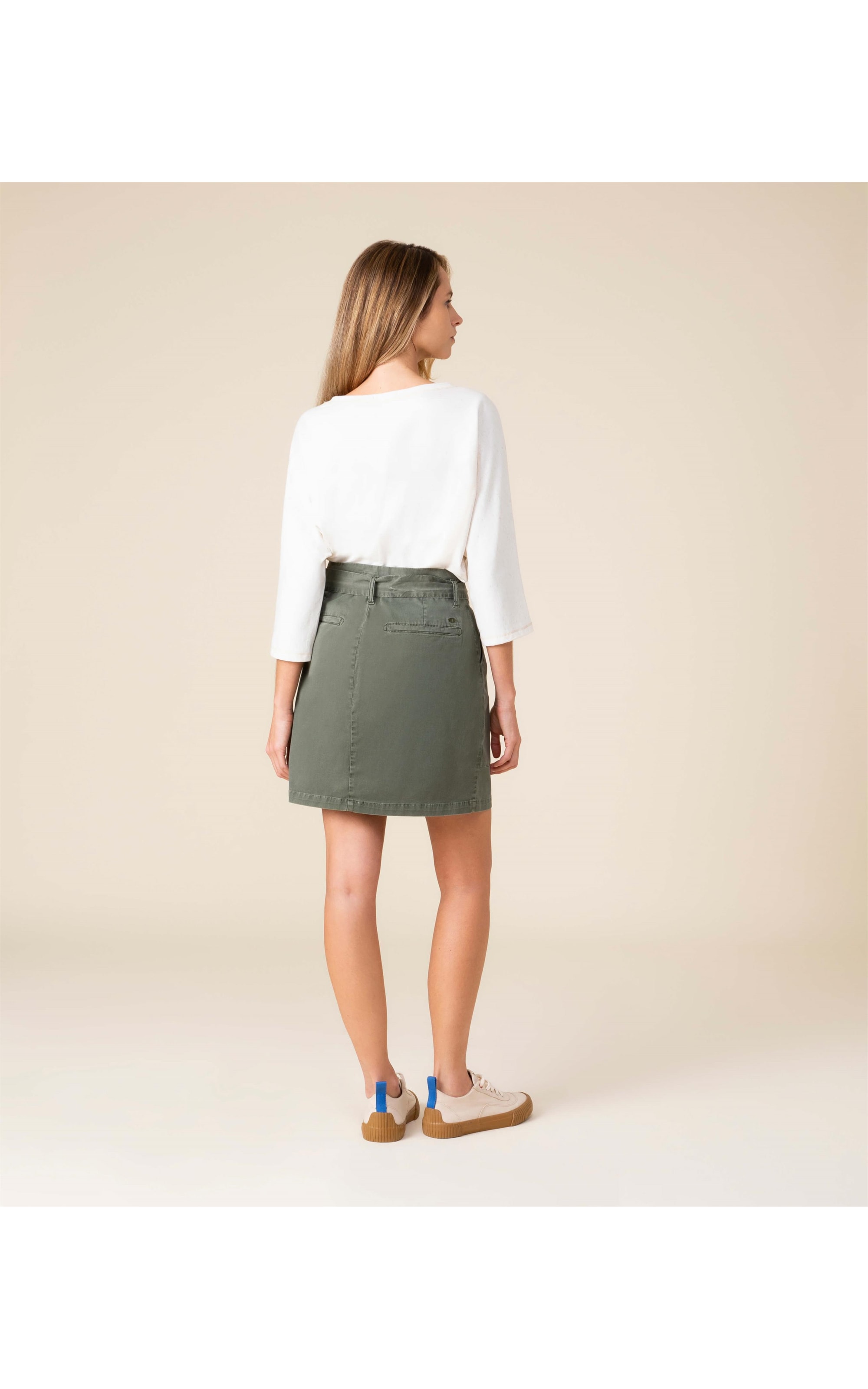 Saia Clochard Canvas Verde Escuro