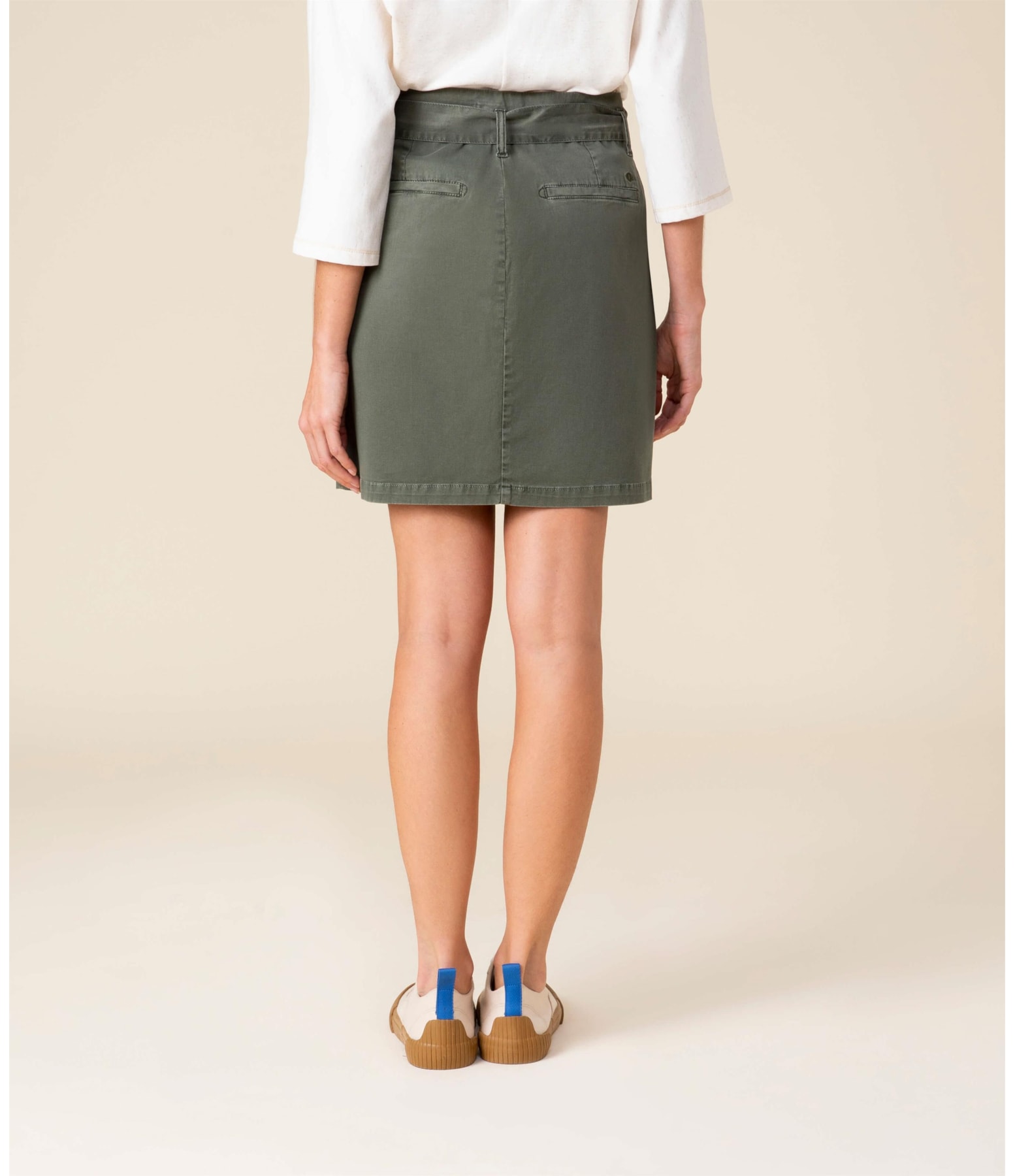 Saia Clochard Canvas Verde Escuro