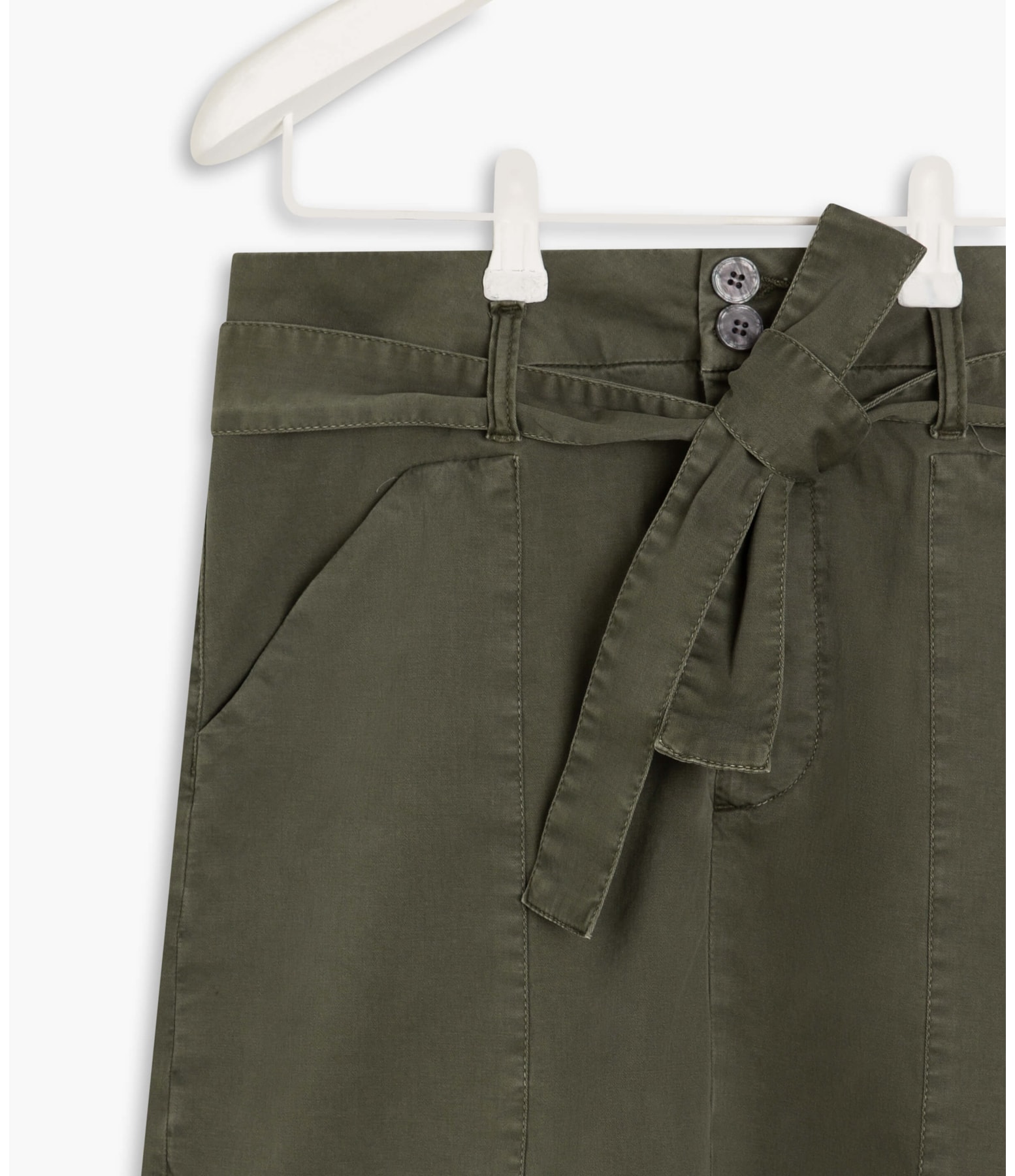 Saia Clochard Canvas Verde Escuro