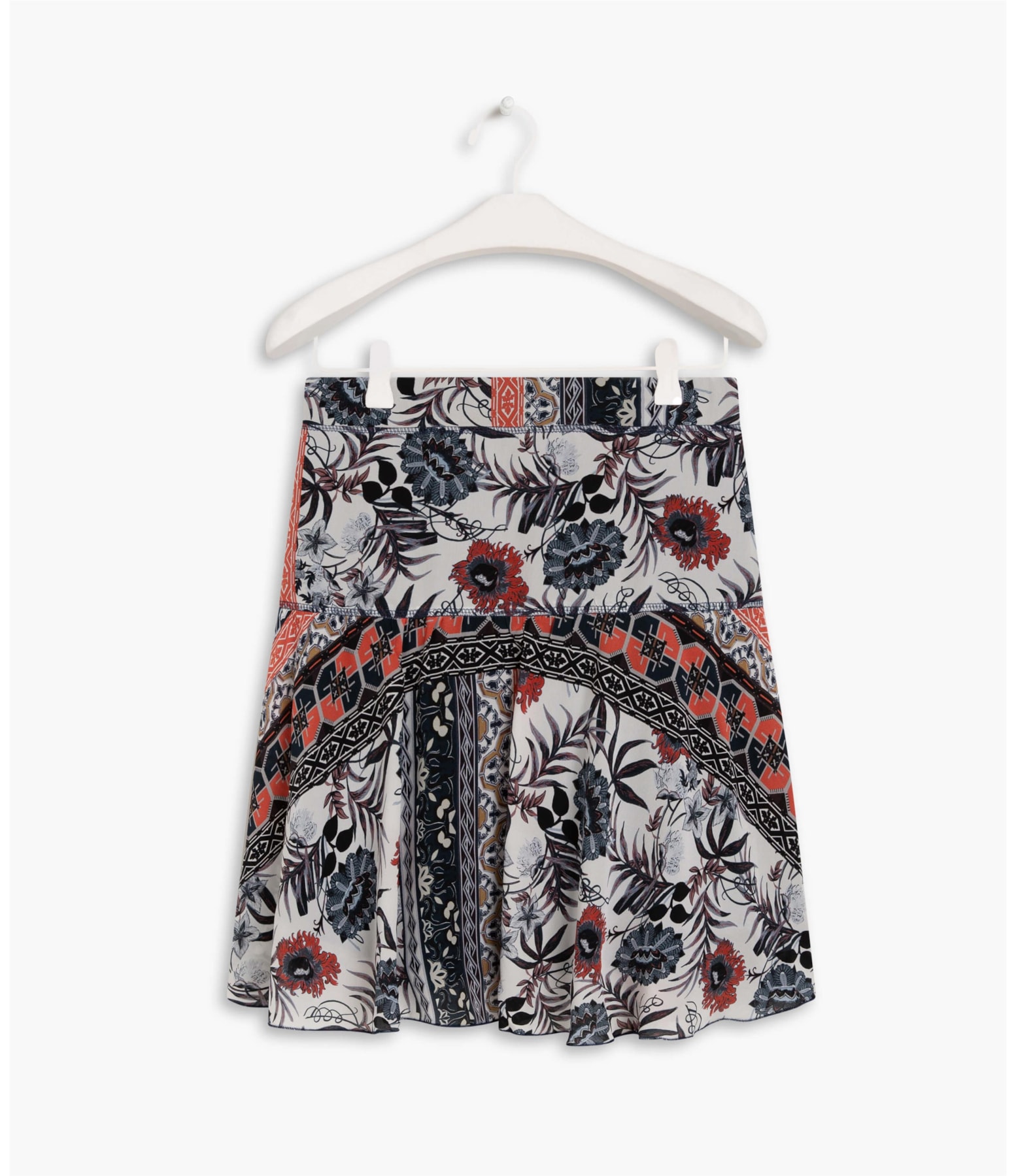 Saia Costa Seda Est Dots Dark Navy