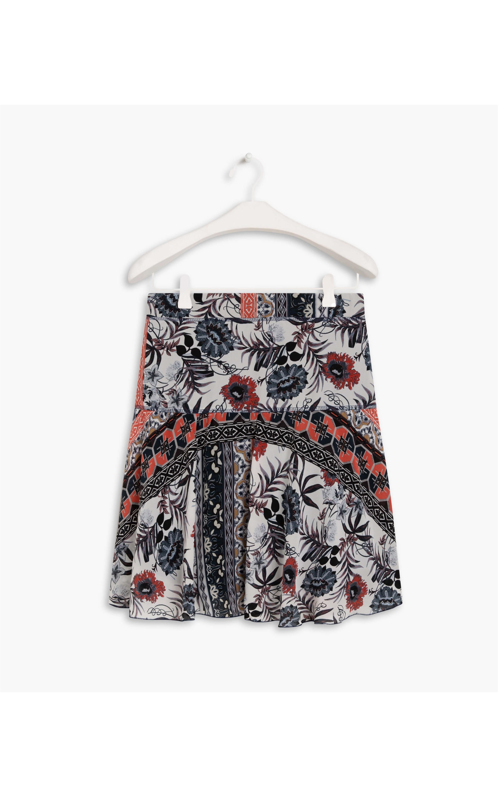 Saia Costa Seda Est Dots Dark Navy