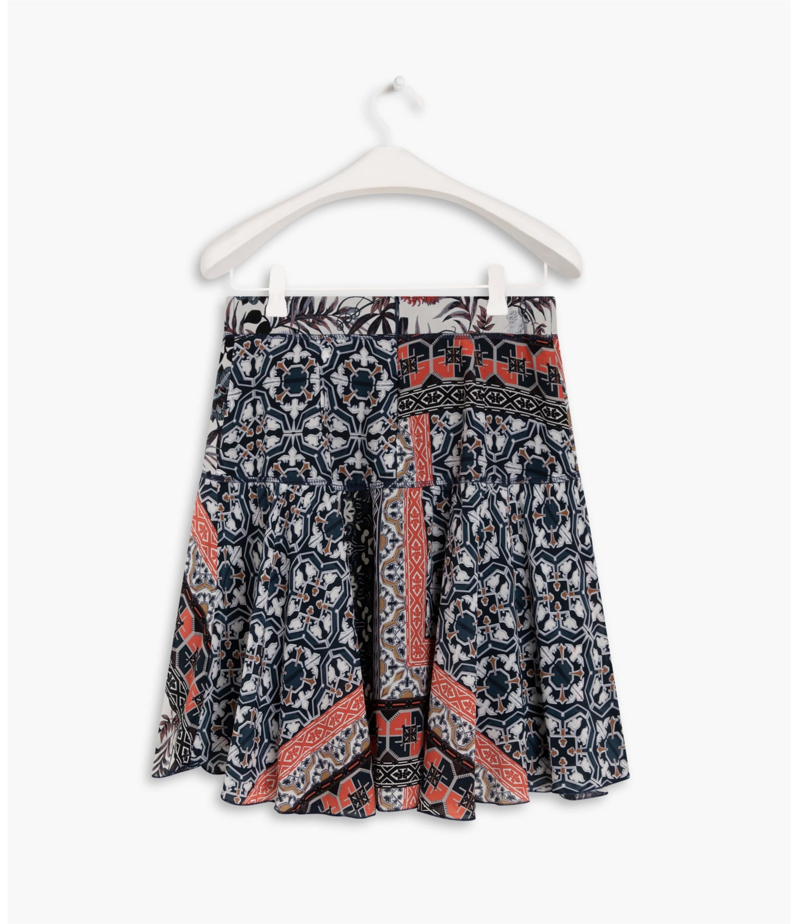 Saia Costa Seda Est Dots Dark Navy
