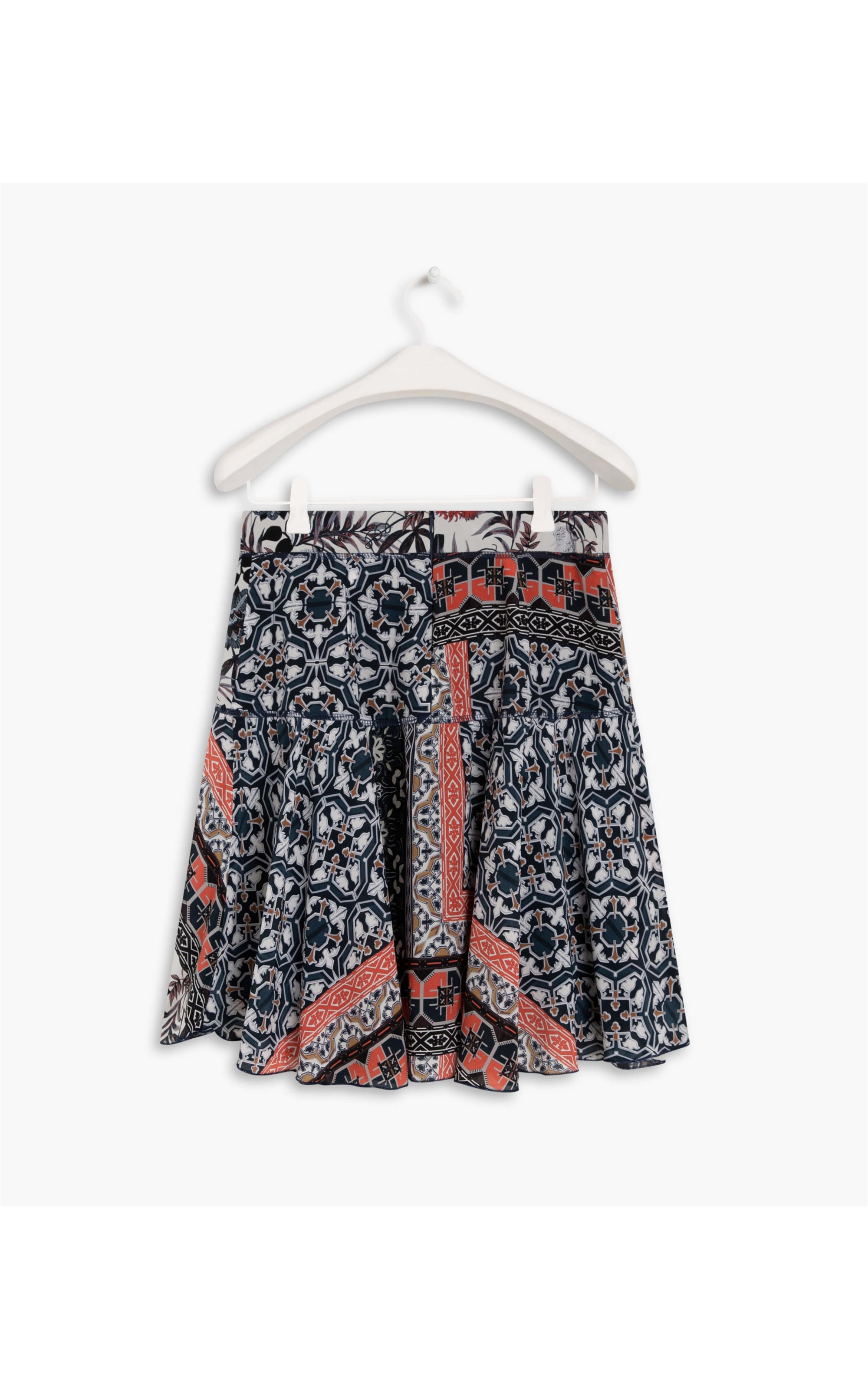 Saia Costa Seda Est Dots Dark Navy