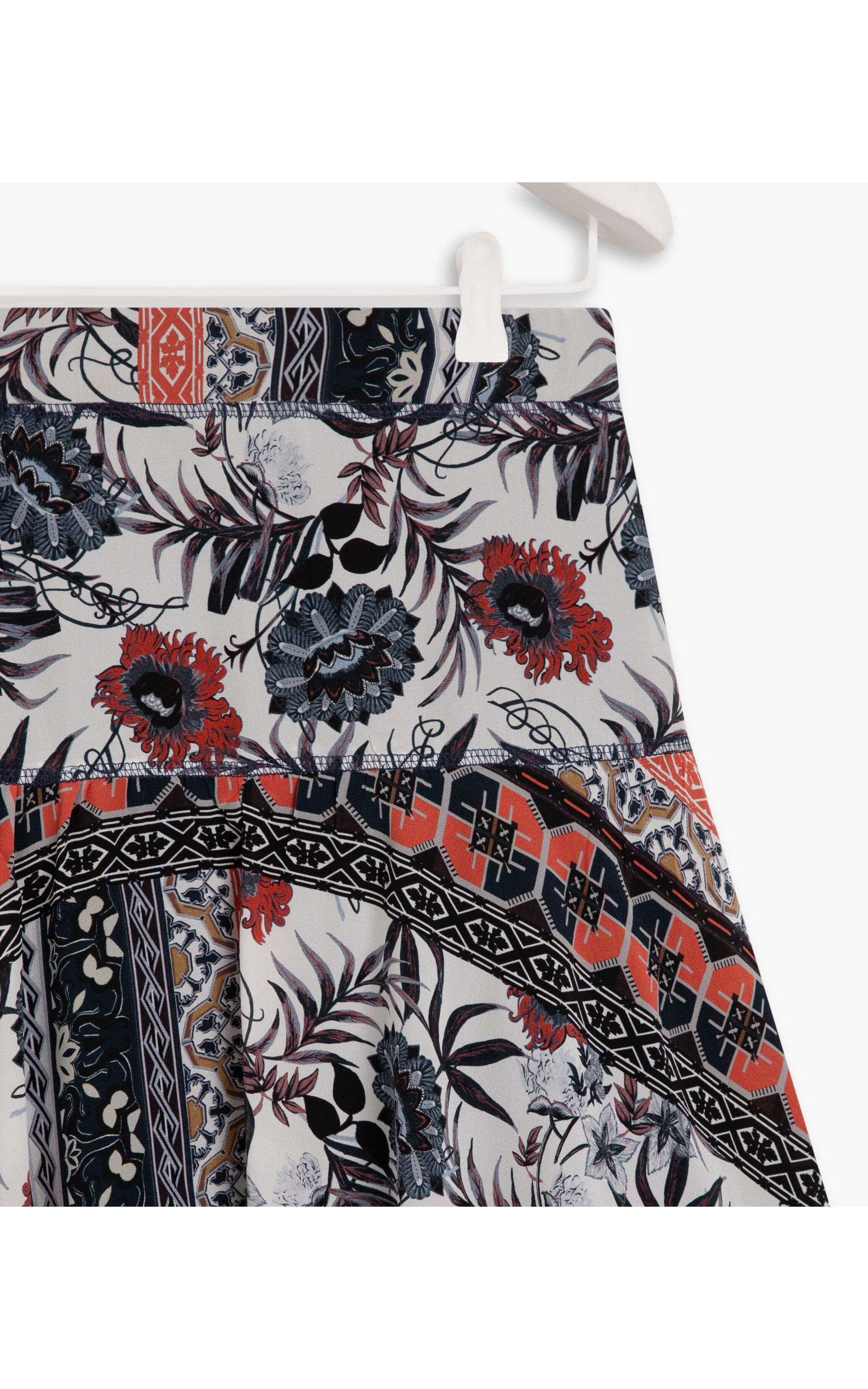 Saia Costa Seda Est Dots Dark Navy