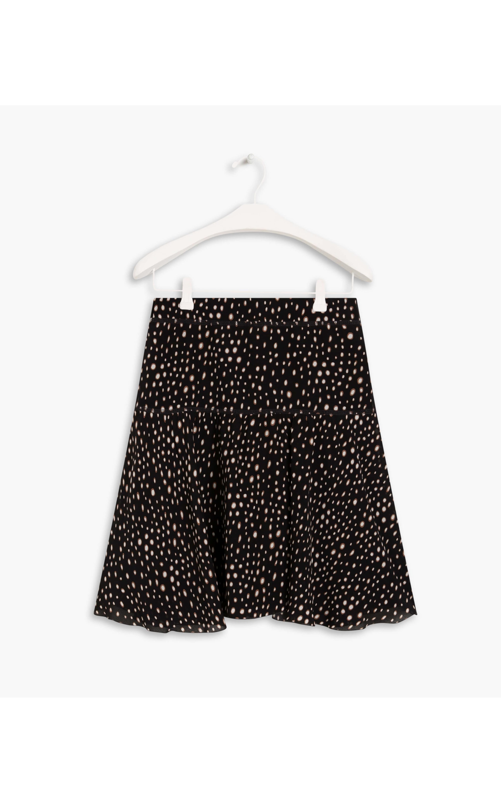 Saia Costa Seda Est Dots Preto