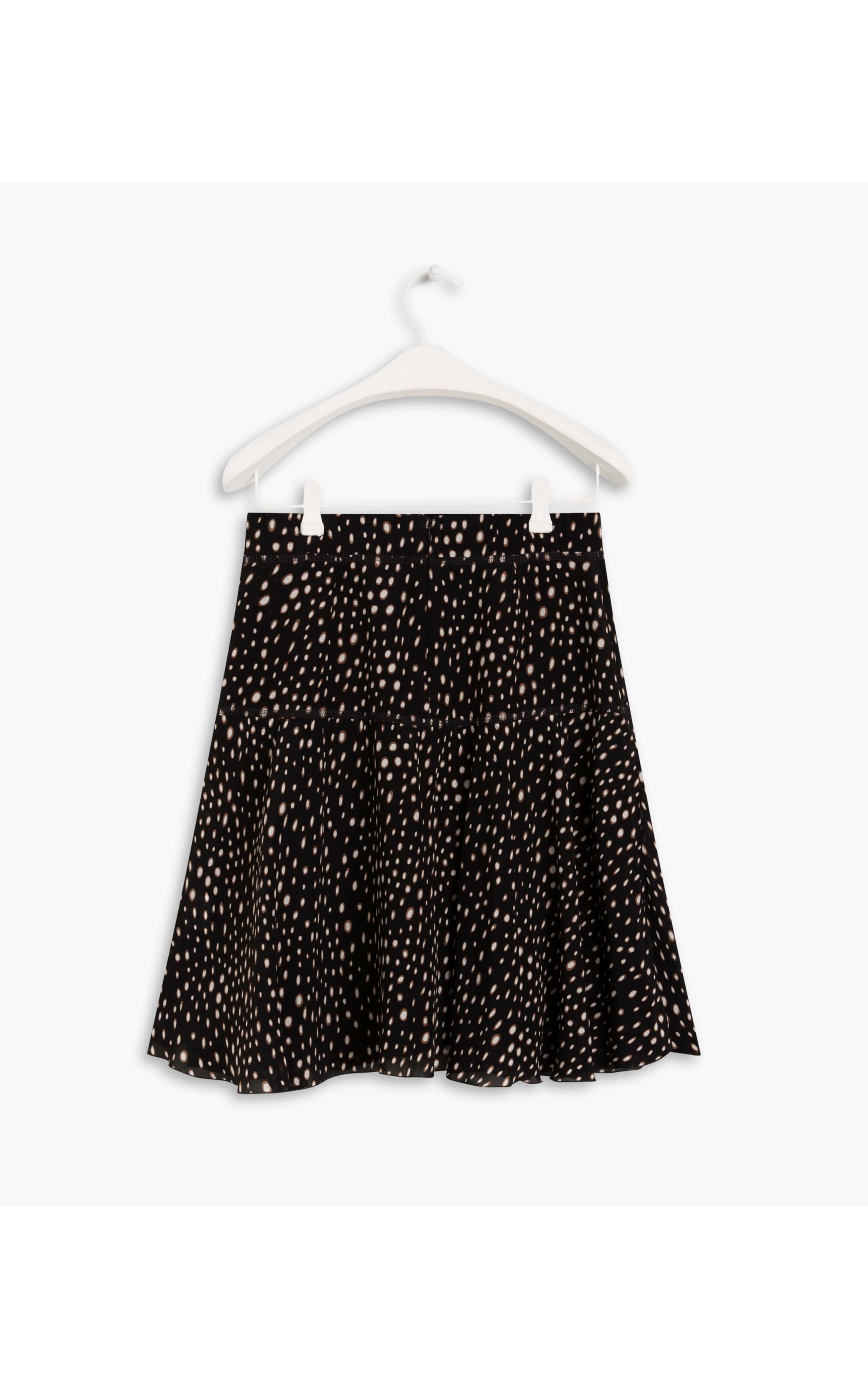 Saia Costa Seda Est Dots Preto