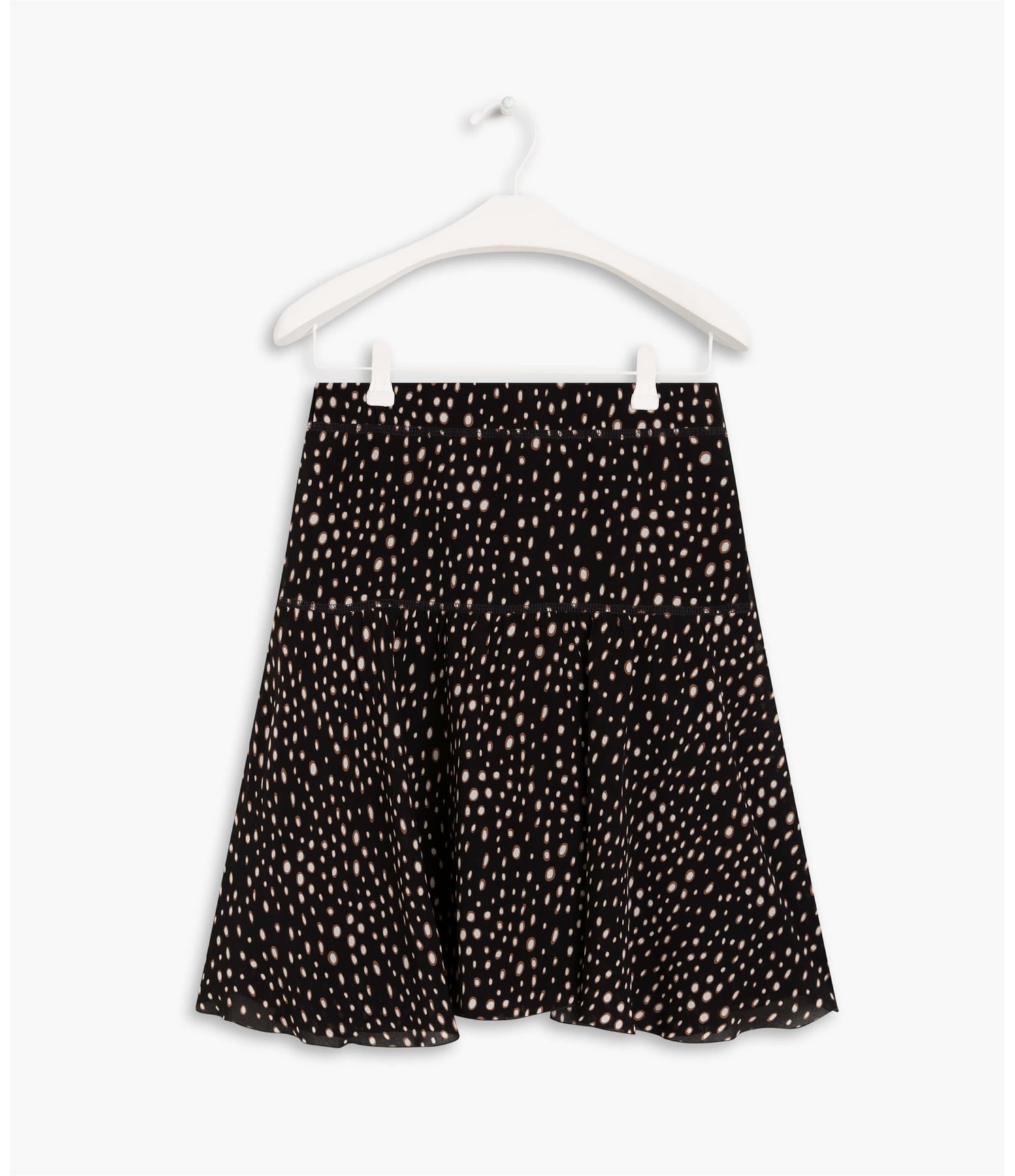 Saia Costa Seda Est Dots Preto