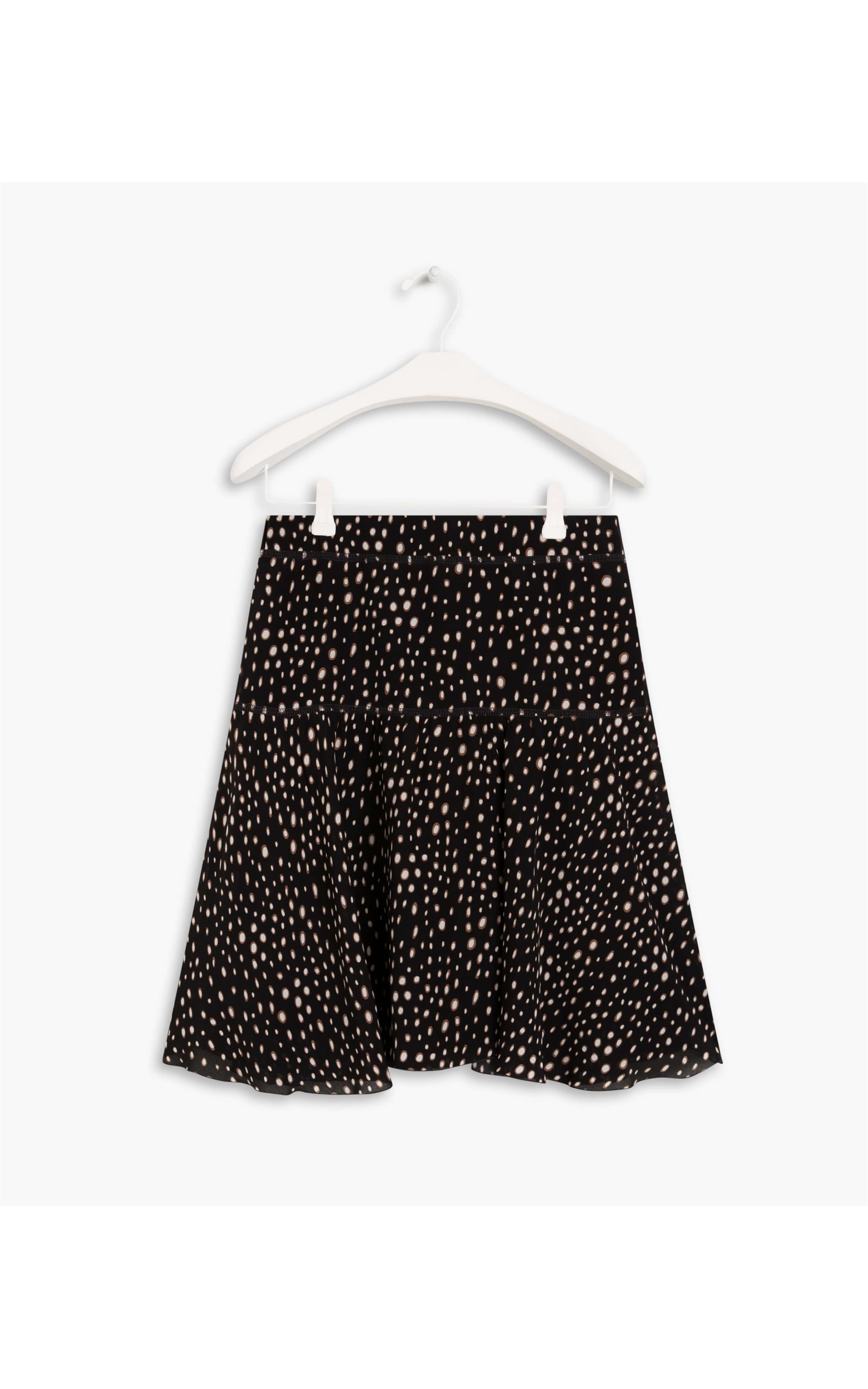 Saia Costa Seda Est Dots Preto