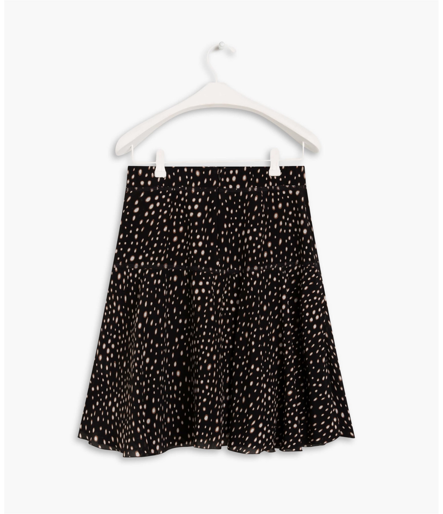 Saia Costa Seda Est Dots Preto