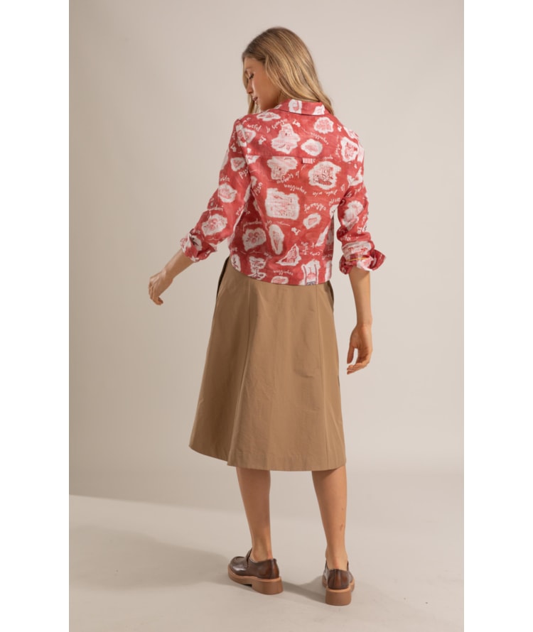 Saia Dalia  Liso Caqui