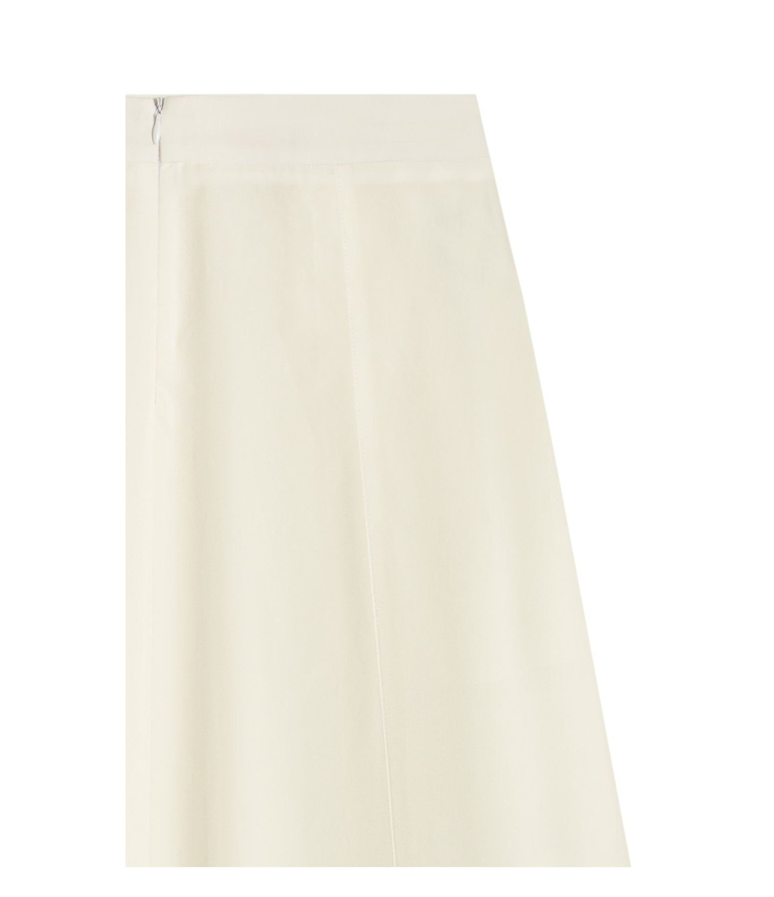 Saia Elsa Algodao Liso Branco