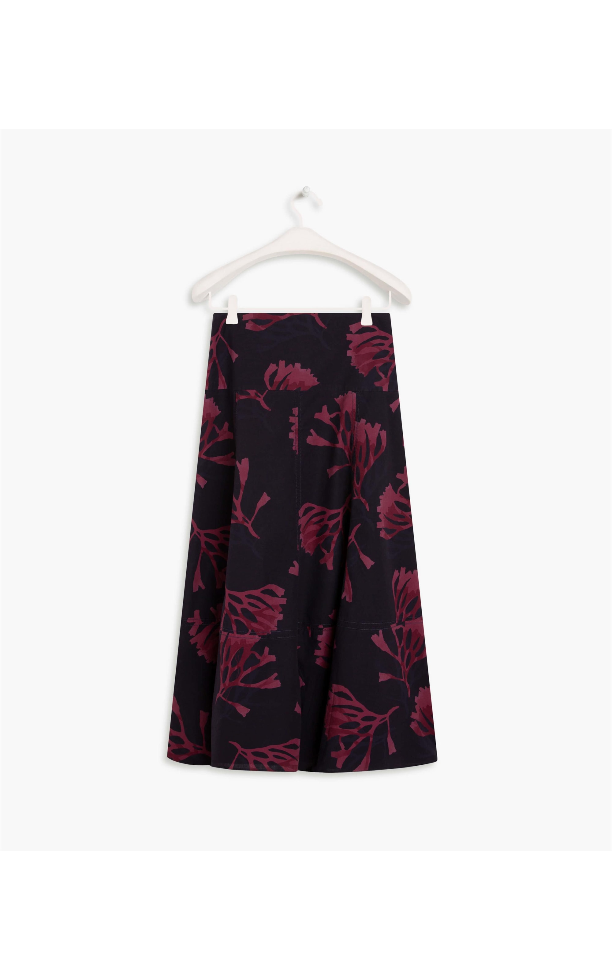 Saia Erica Estampa Corais Gd Dark Navy