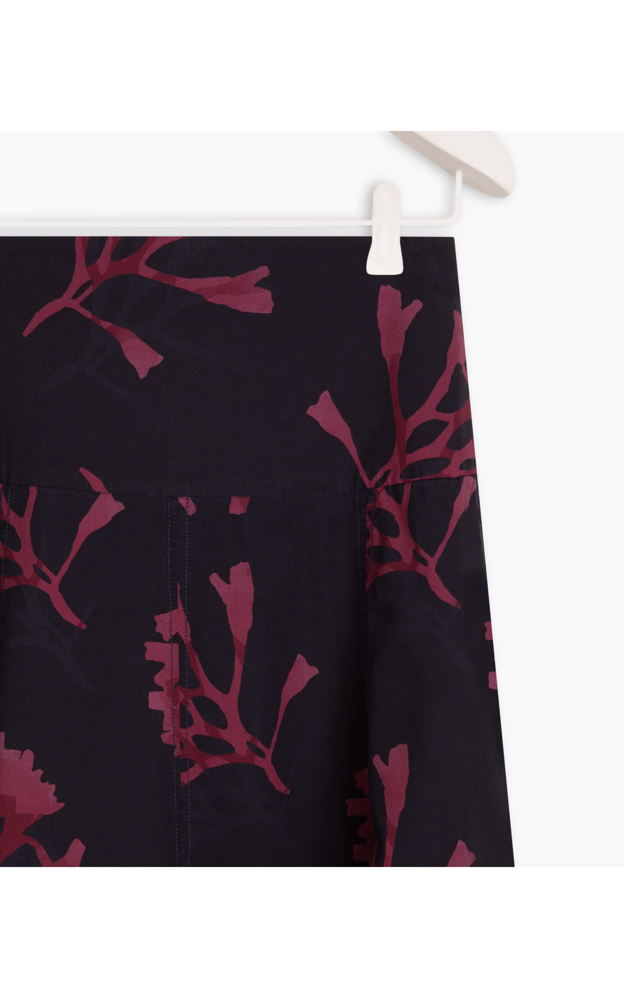 Saia Erica Estampa Corais Gd Dark Navy