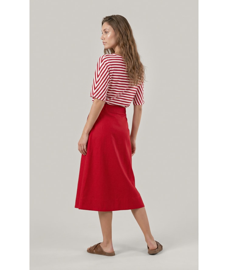 Saia Forli Lb Liso Vermelho Vivo