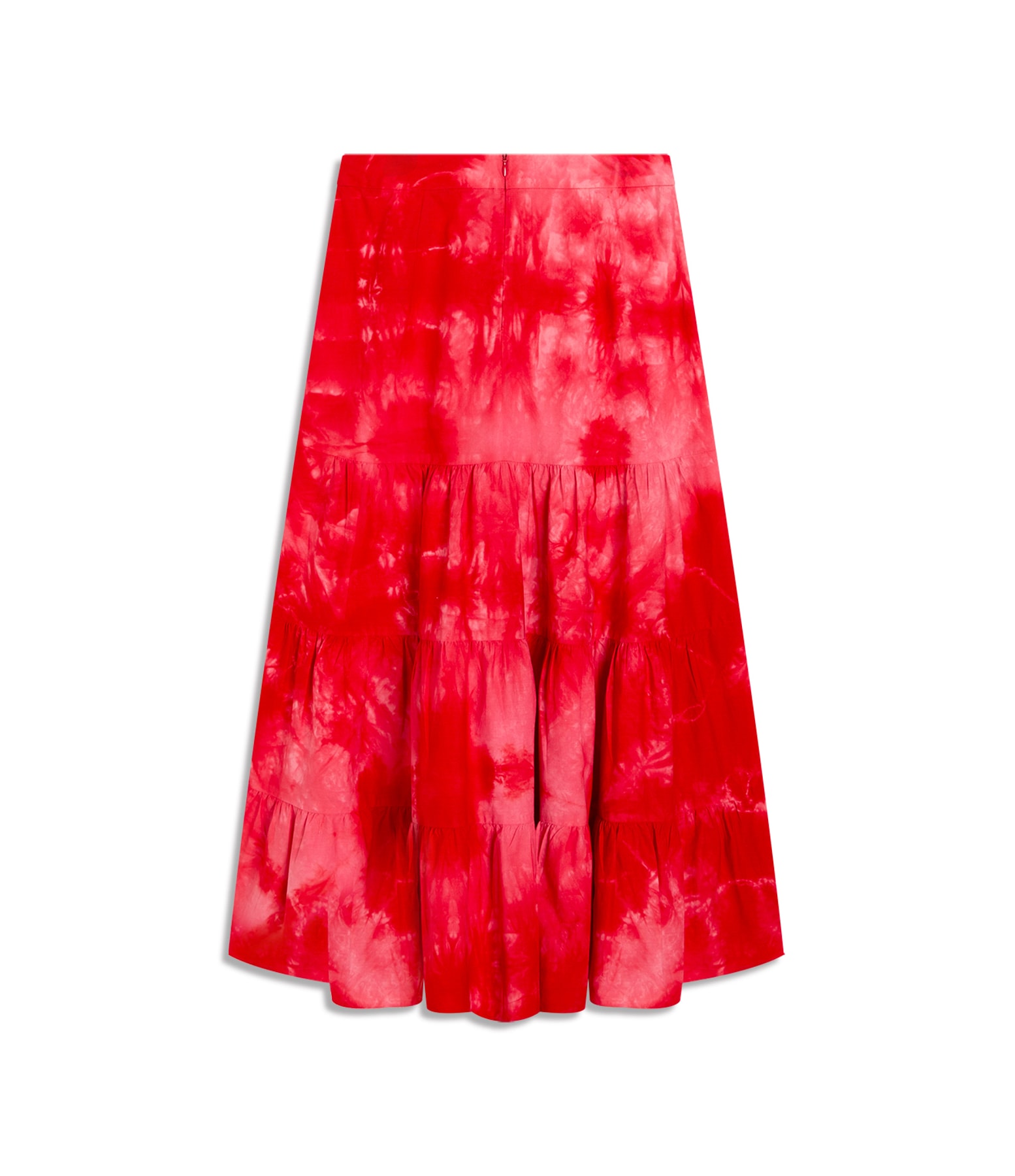 Saia Iori Algodao Tie Dye Vermelho