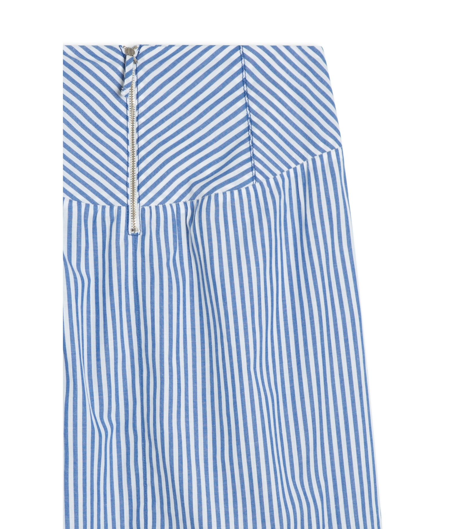 Saia Jaws Algodao Listrada Azul Bic