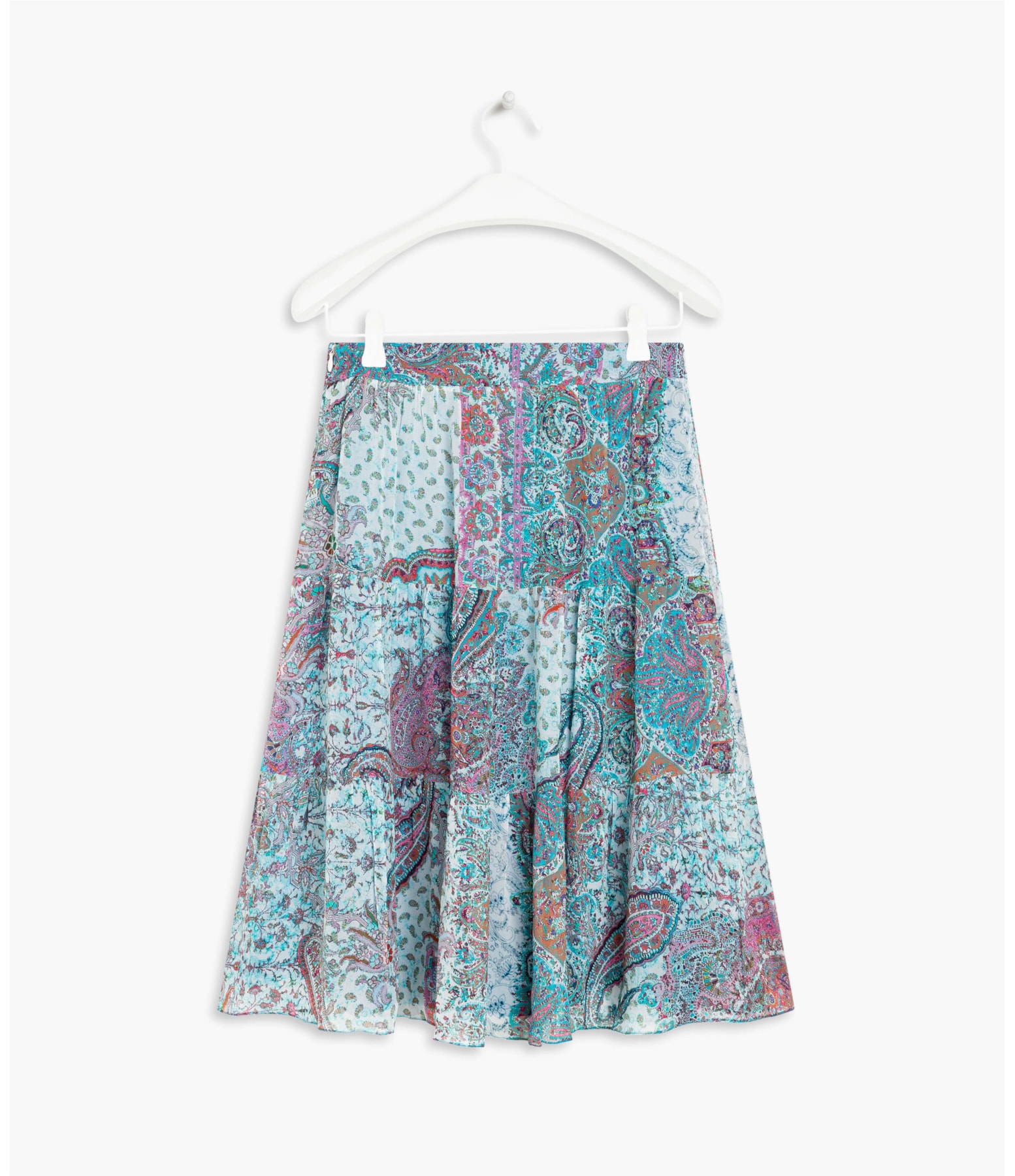 Saia Kea Est Boho Flowers Verde Claro