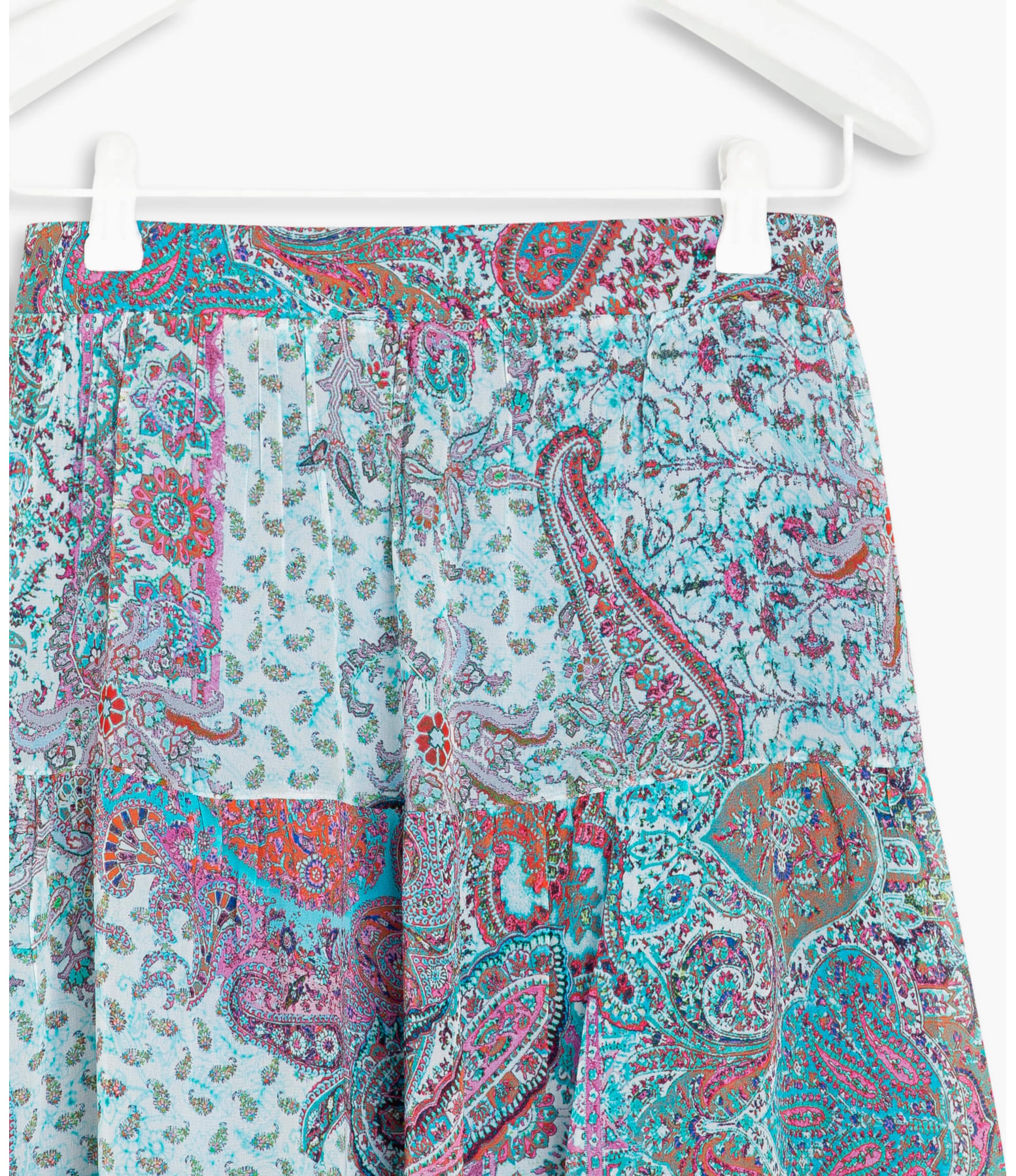 Saia Kea Est Boho Flowers Verde Claro