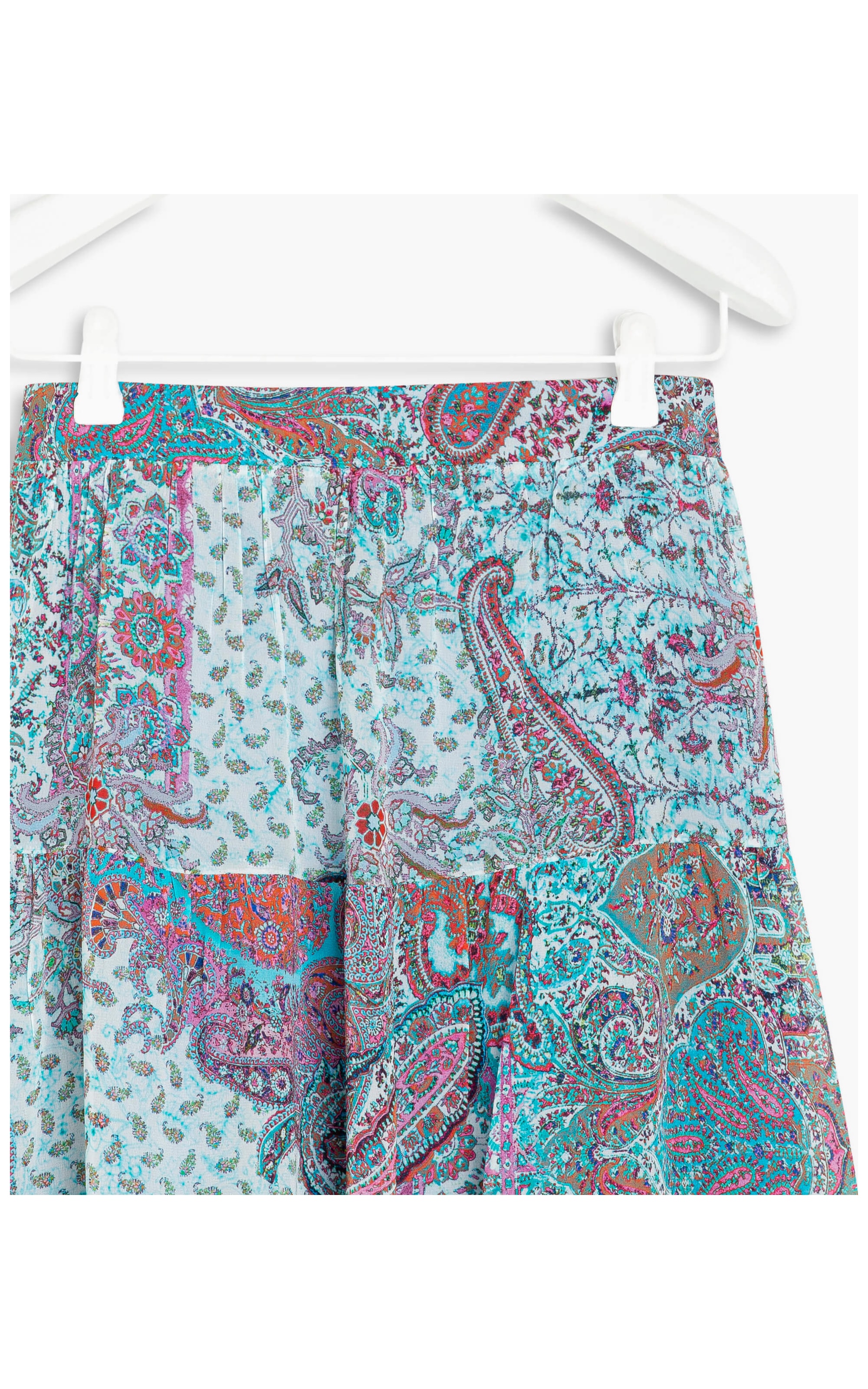 Saia Kea Est Boho Flowers Verde Claro