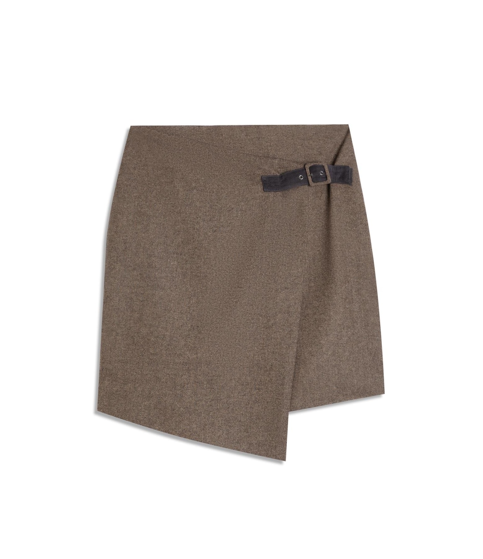 Saia Kilt Alfaiataria Tabaco