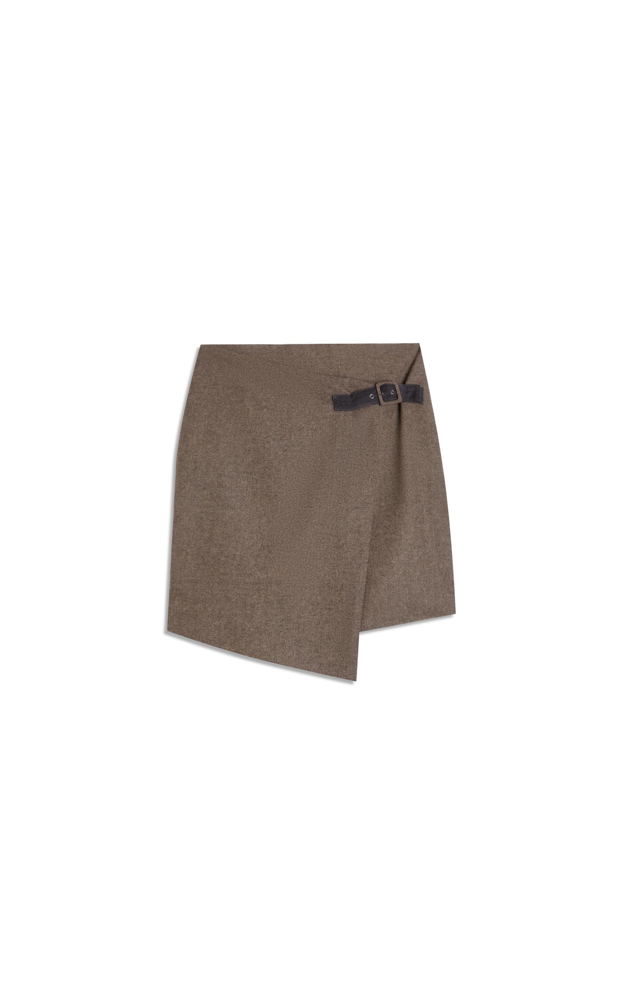 Saia Kilt Alfaiataria Tabaco