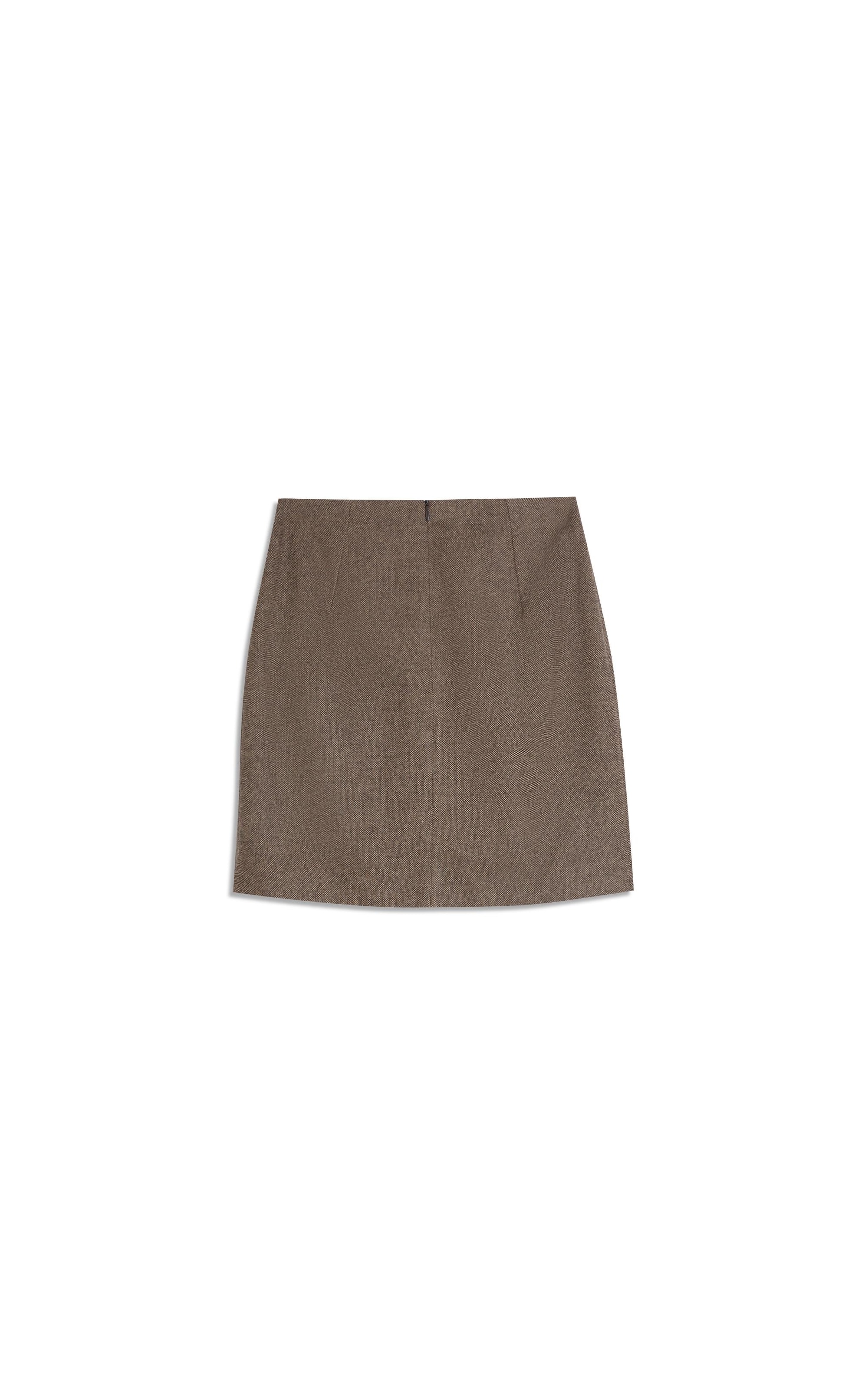Saia Kilt Alfaiataria Tabaco