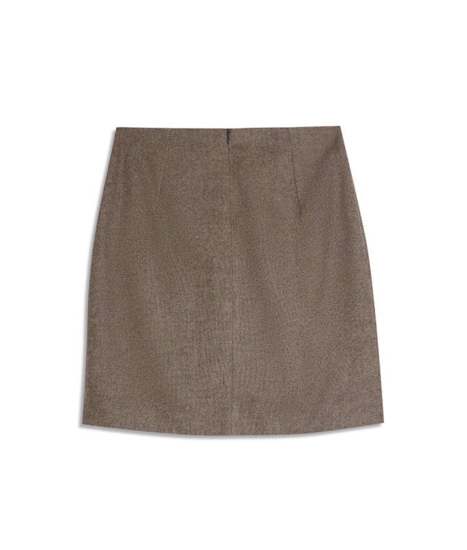 Saia Kilt Alfaiataria Tabaco