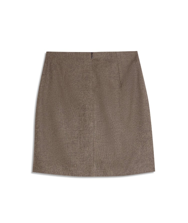 Saia Kilt Alfaiataria Tabaco