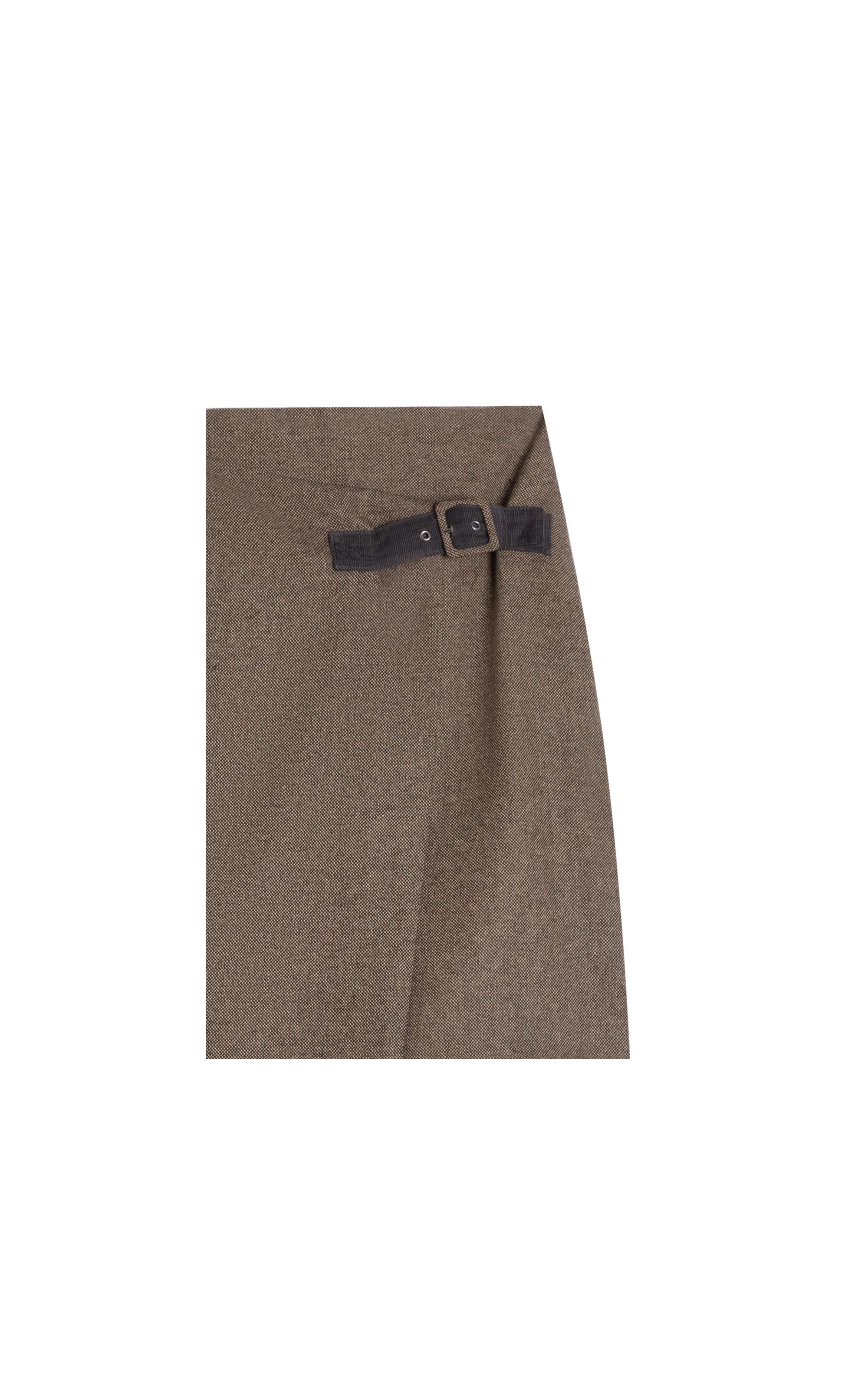 Saia Kilt Alfaiataria Tabaco