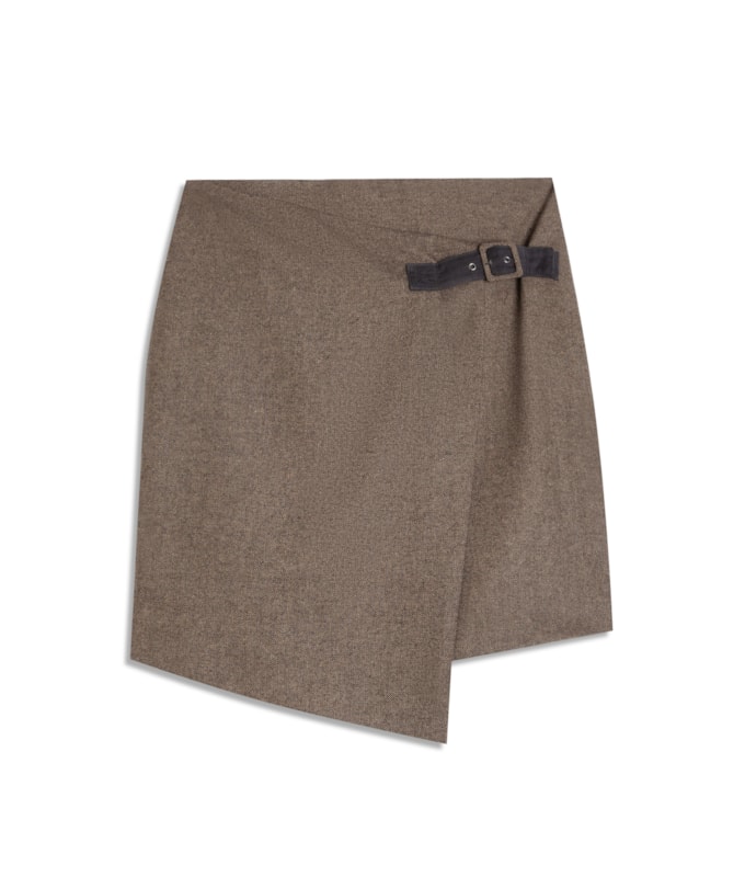 Saia Kilt Alfaiataria Tabaco