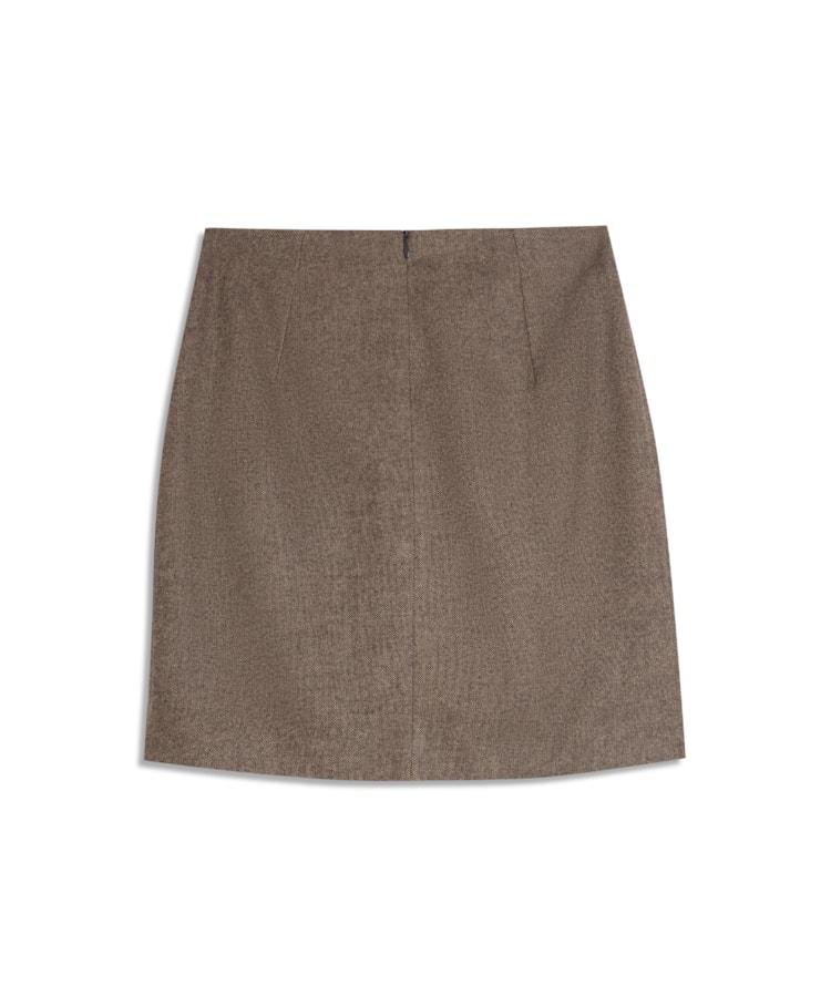 Saia Kilt Alfaiataria Tabaco