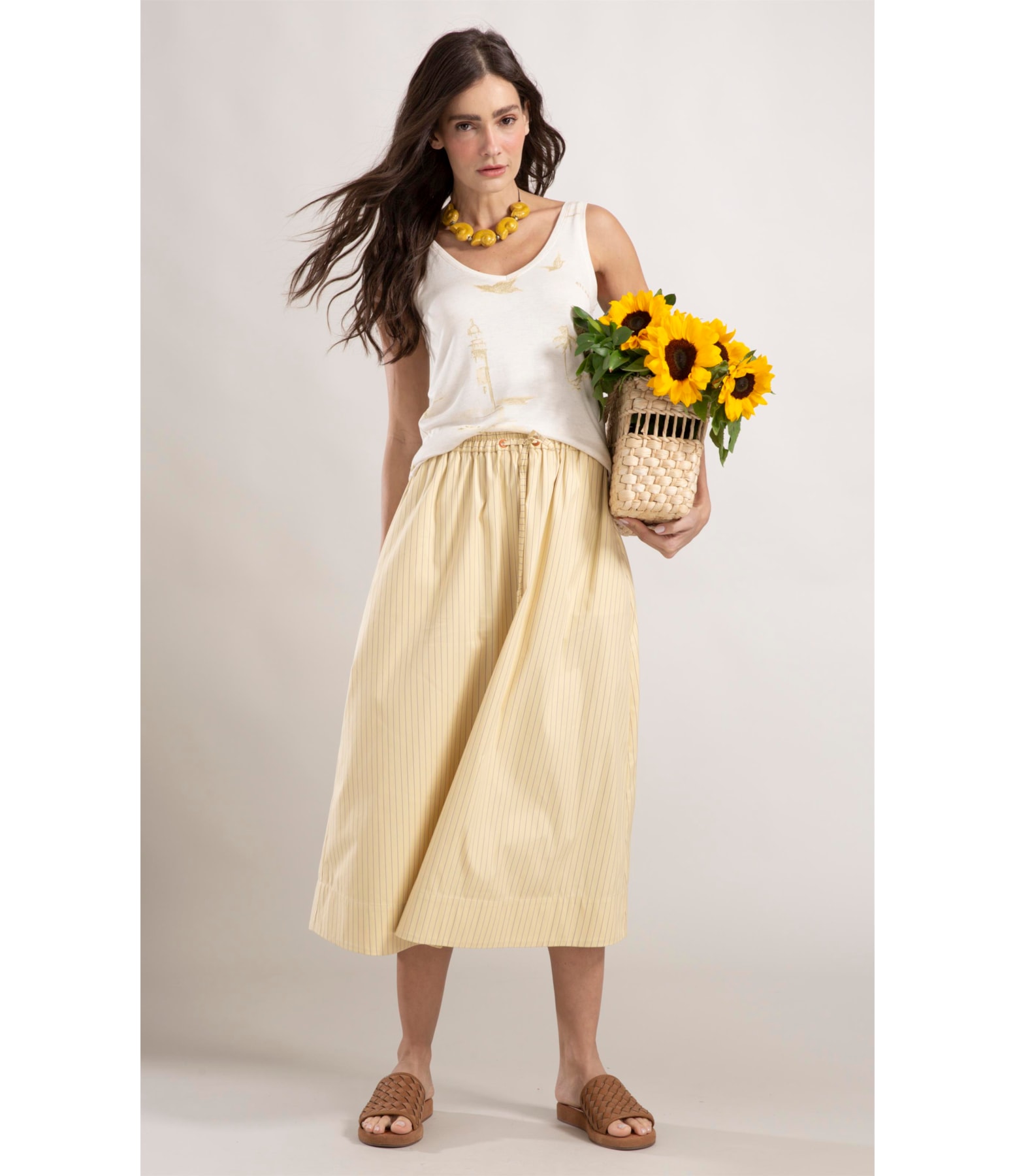 Saia Laurente Amarelo