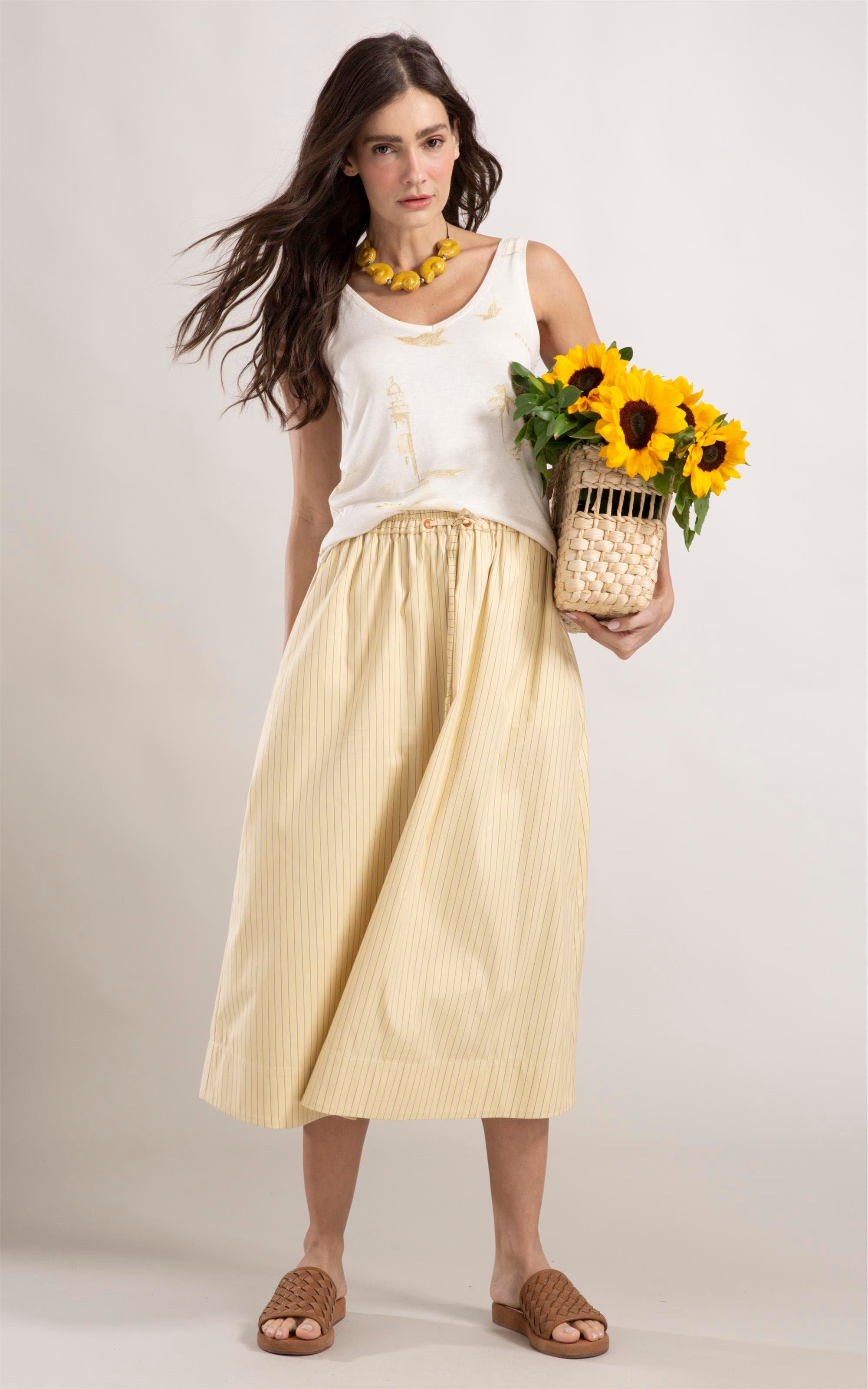 Saia Laurente Amarelo