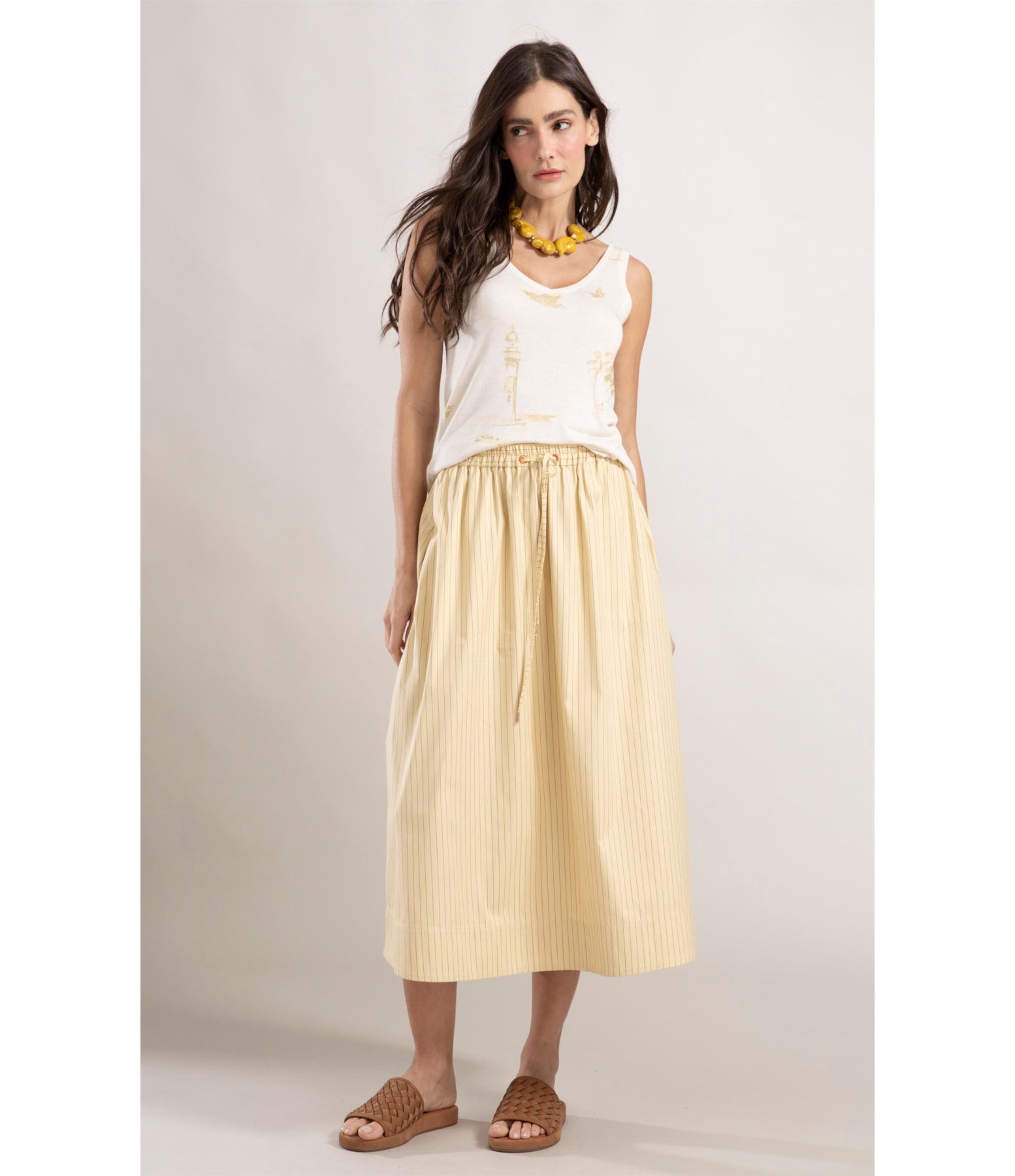 Saia Laurente Amarelo