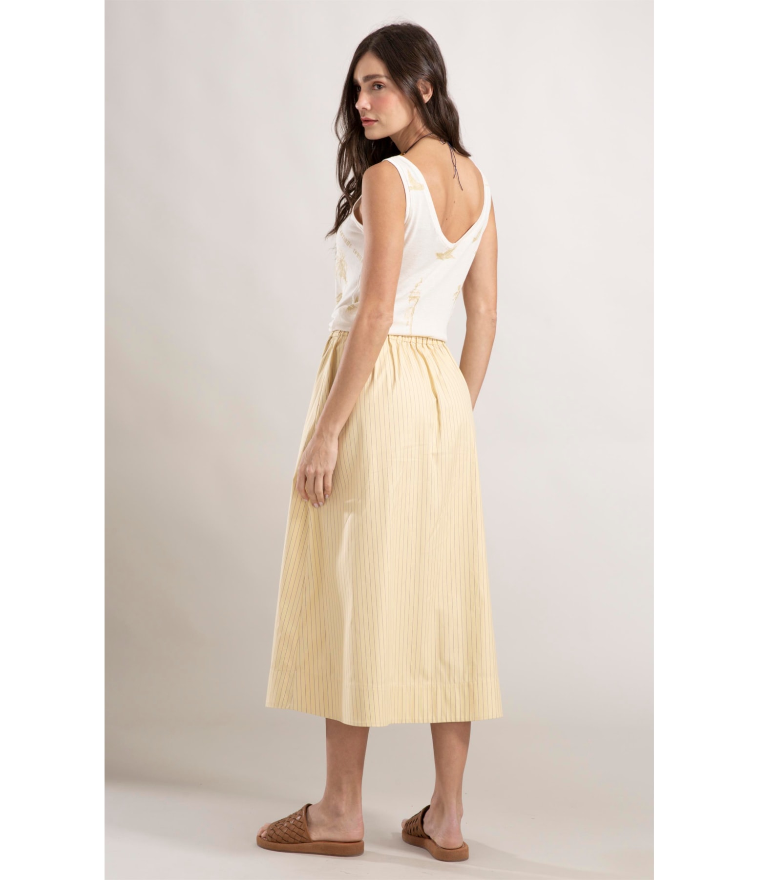 Saia Laurente Amarelo