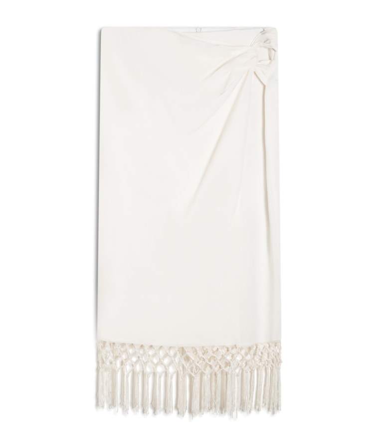 Saia Linho  Angra  Liso Off White