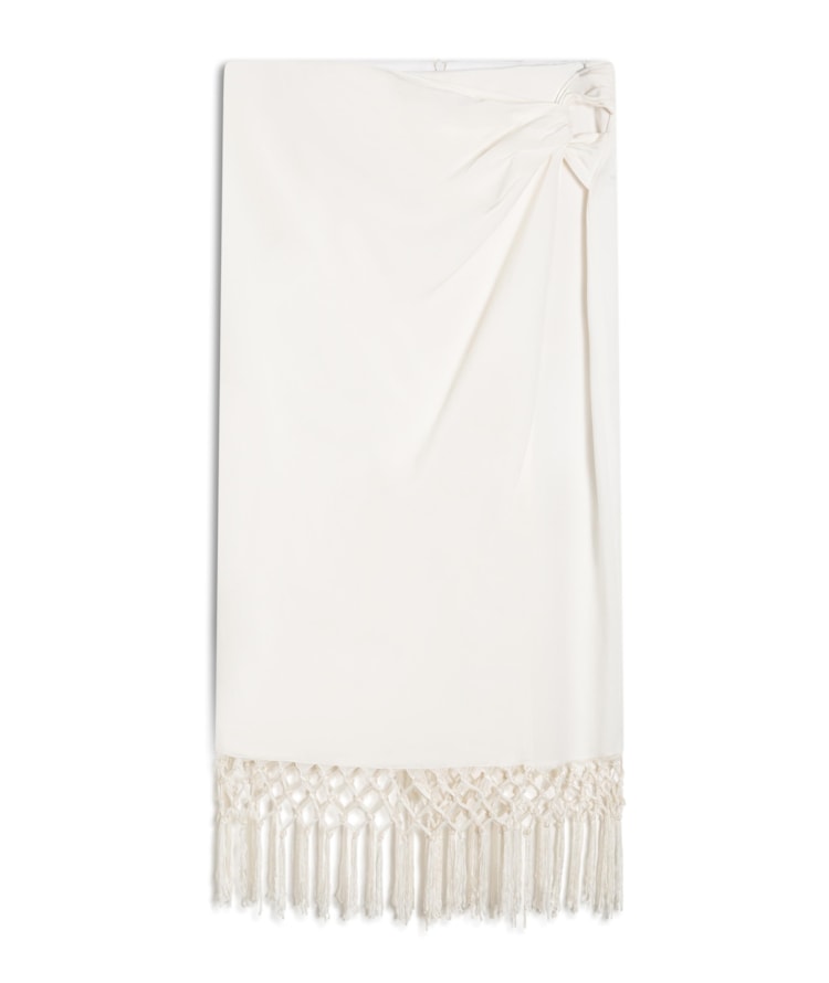 Saia Linho  Angra  Liso Off White