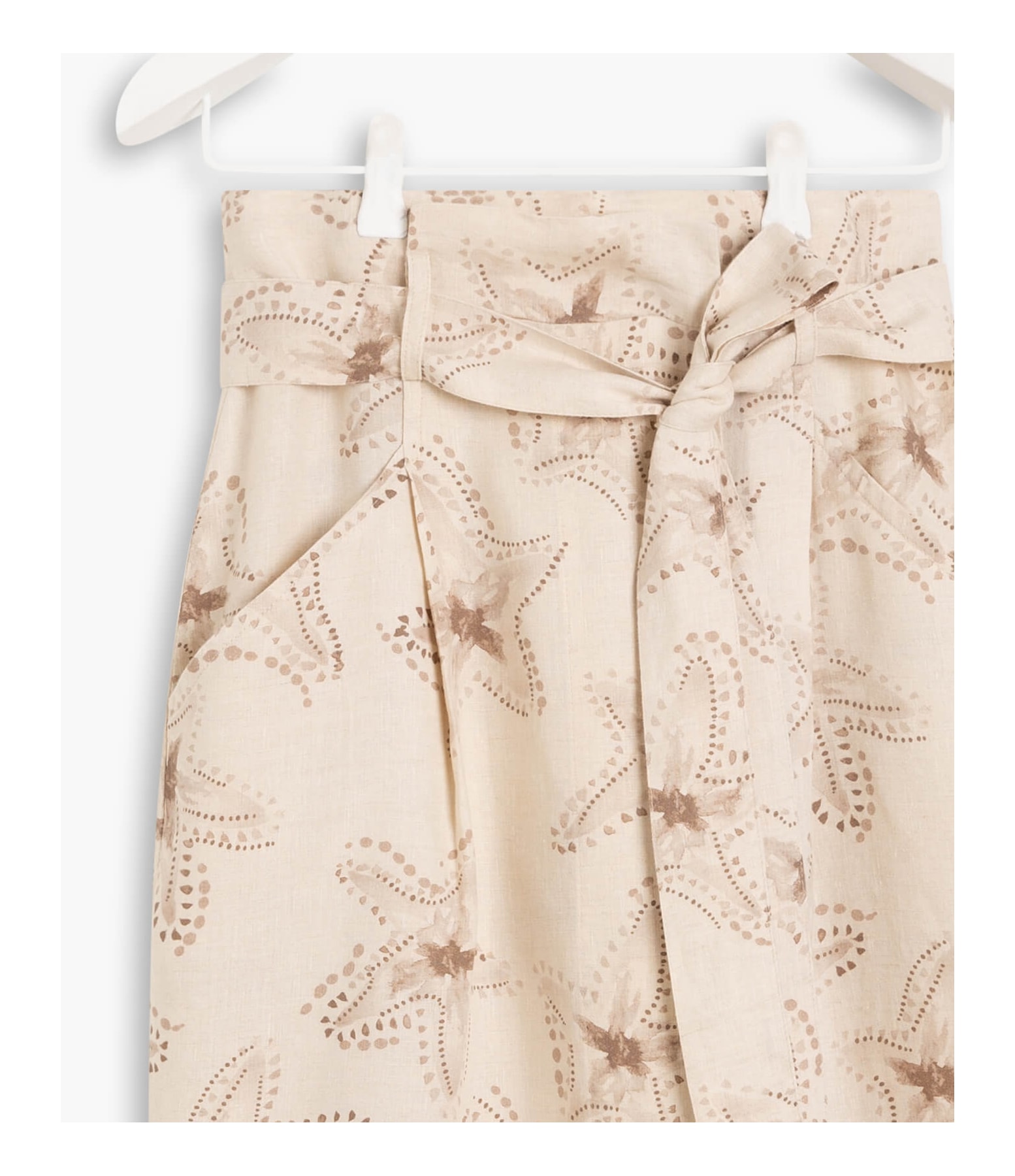 Saia Linho  Athena  Est Estrela Batik Sandy