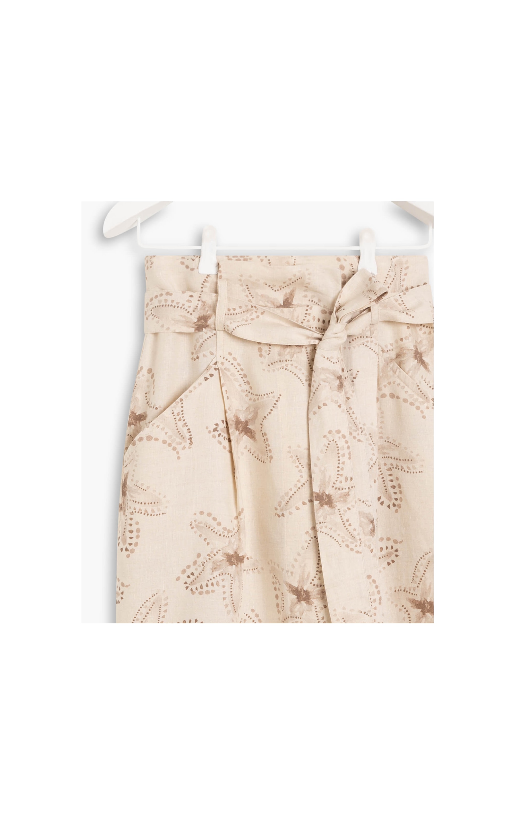 Saia Linho  Athena  Est Estrela Batik Sandy