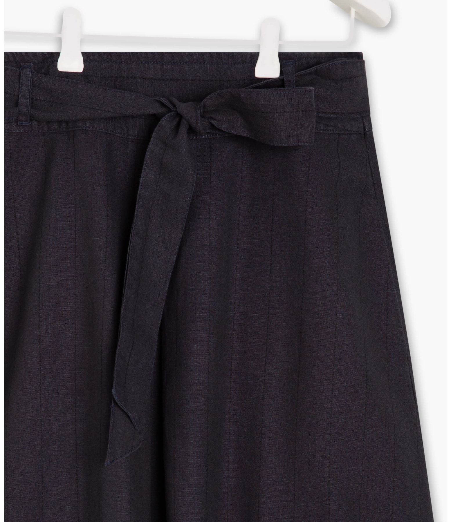 Saia Linho  Estér Dark Navy