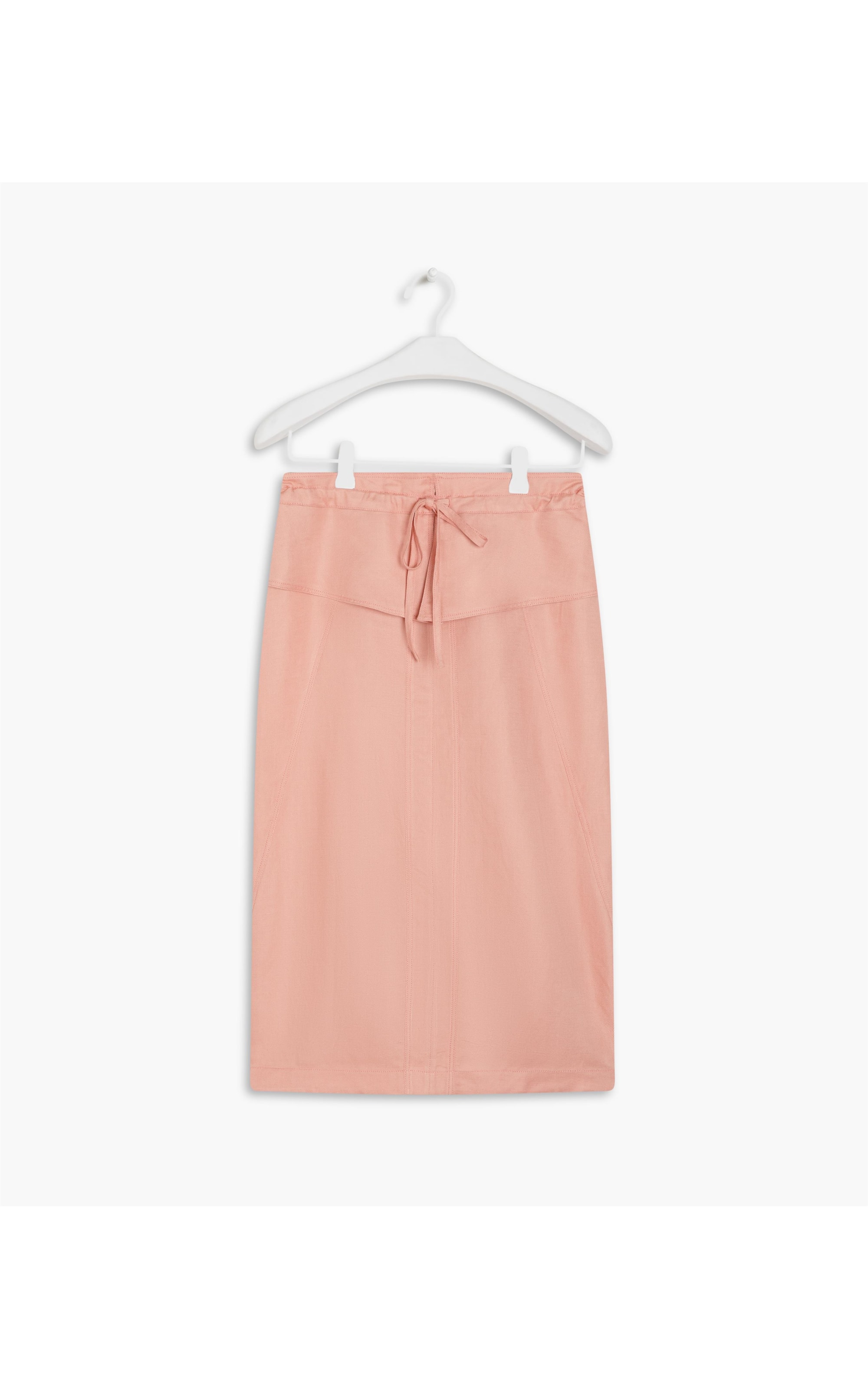  Saia Linho  Lira  Liso Rosa Gum