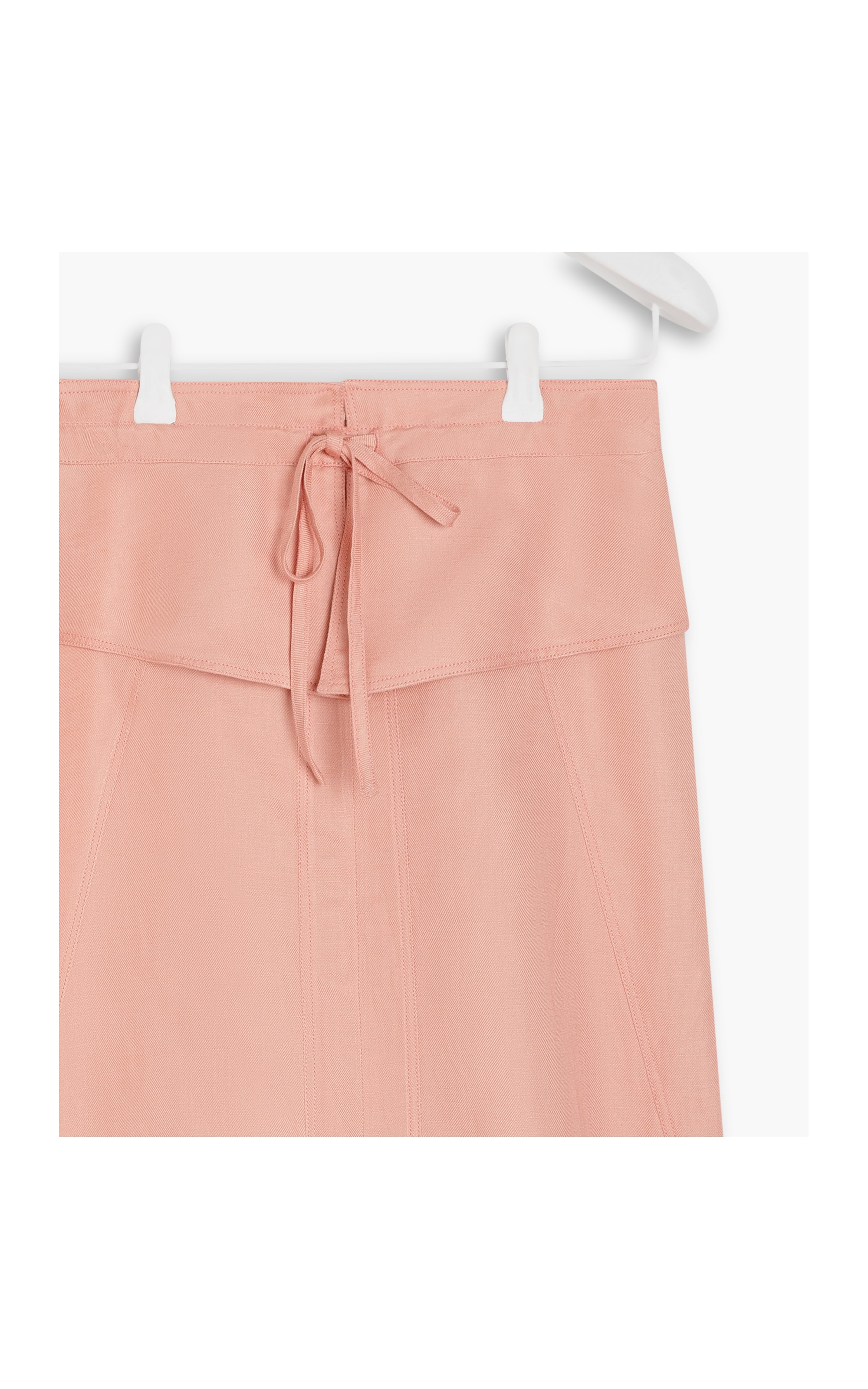  Saia Linho  Lira  Liso Rosa Gum