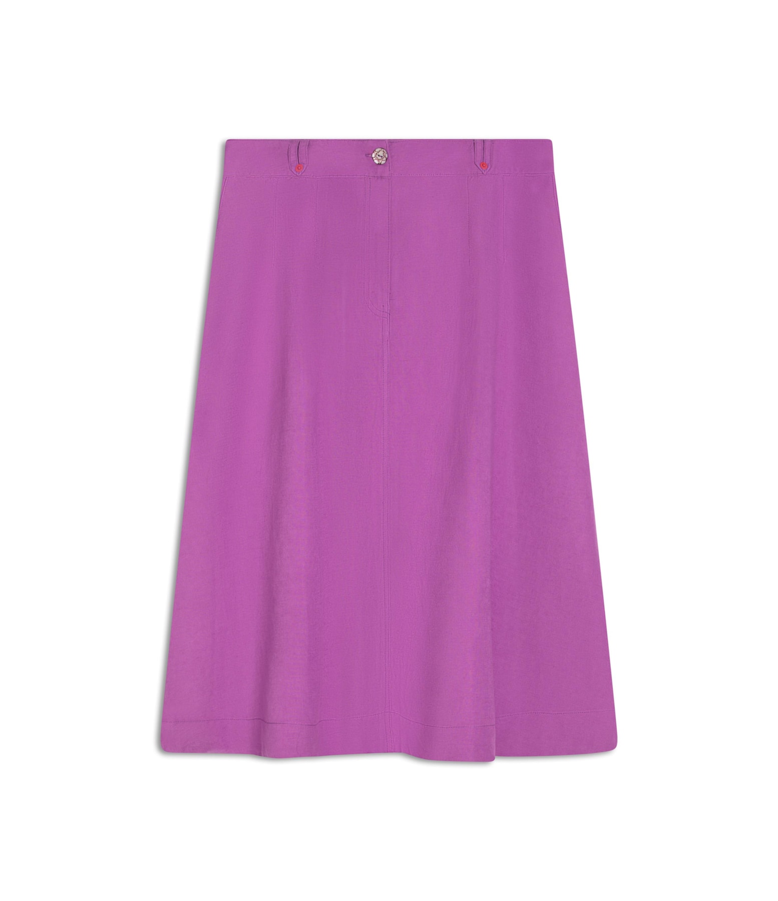 Saia Linho  Marian  Liso Violeta