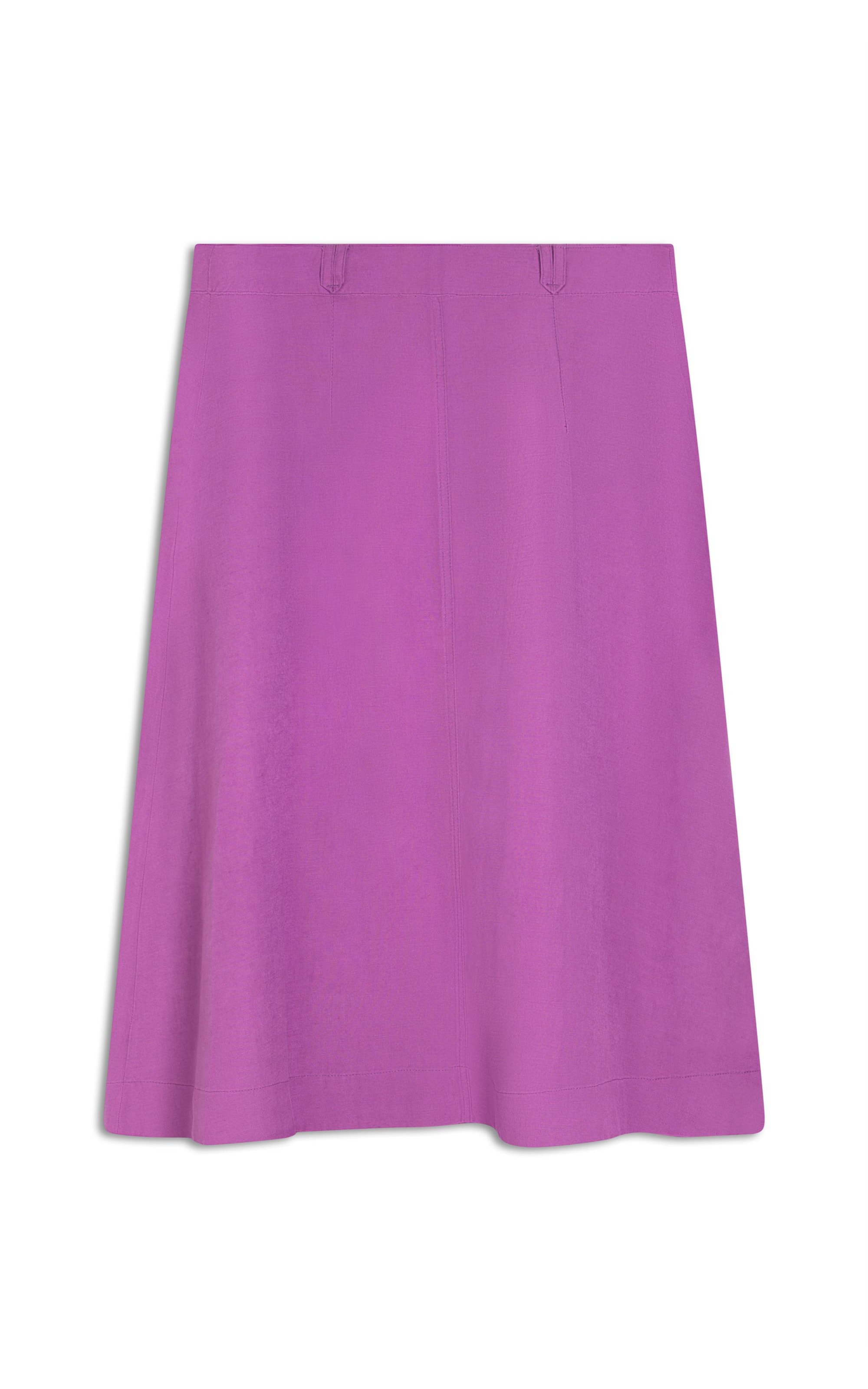 Saia Linho  Marian  Liso Violeta