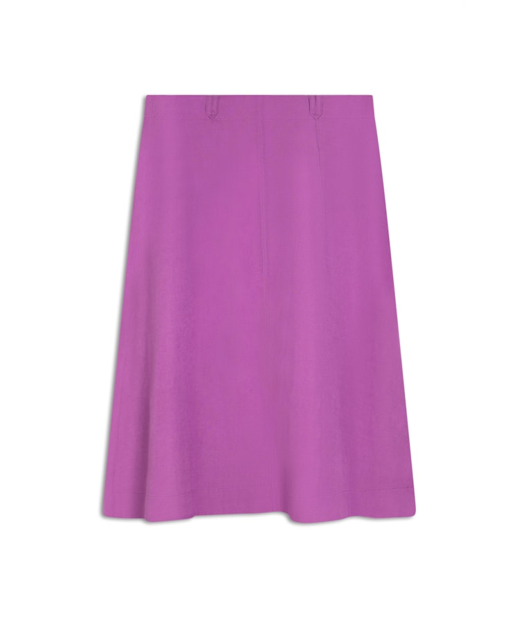 Saia Linho  Marian  Liso Violeta