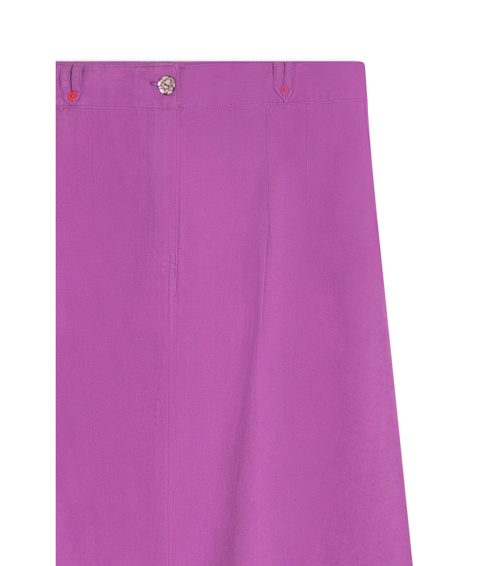 Saia Linho  Marian  Liso Violeta