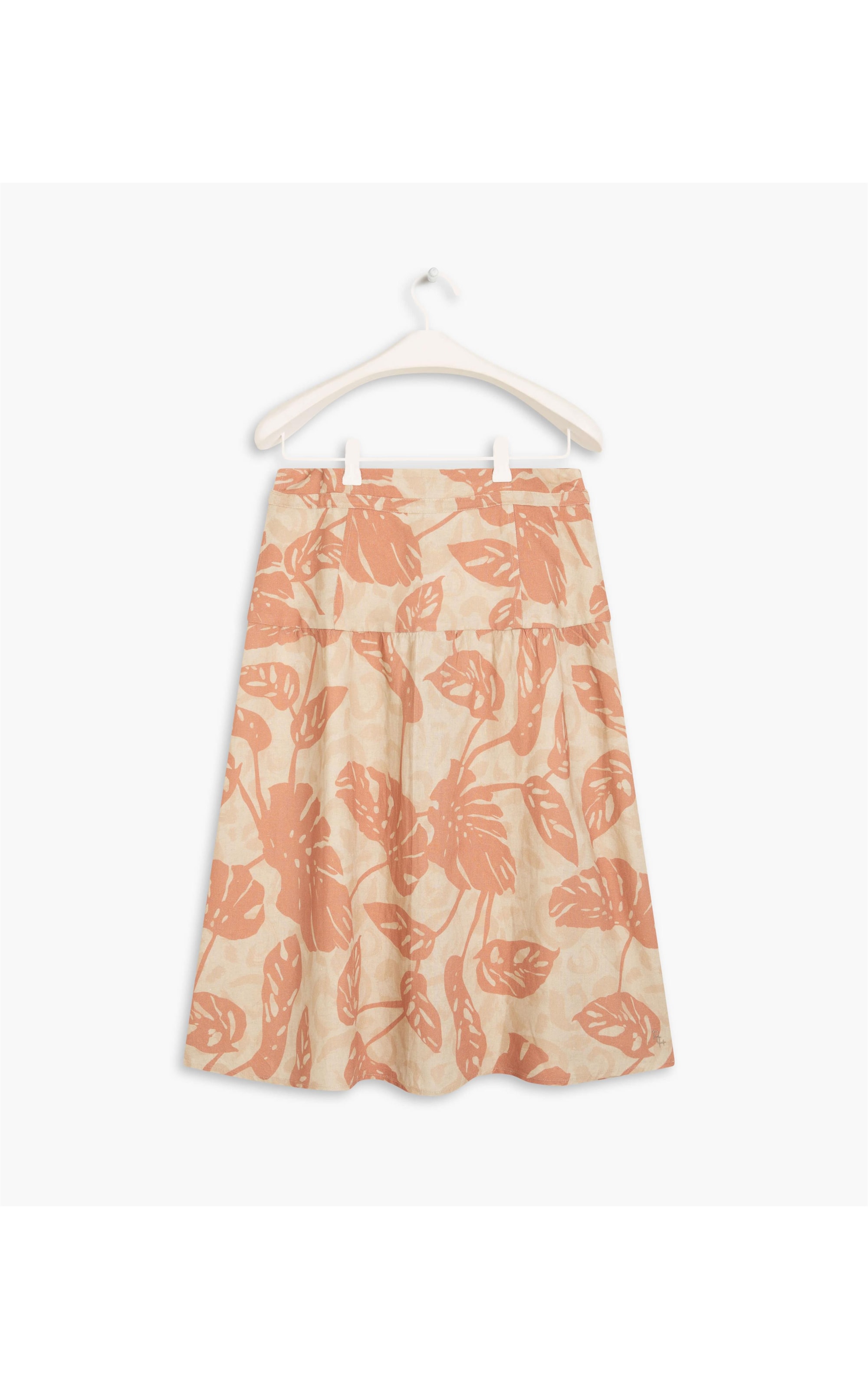 Saia Linho  Monsera Blush