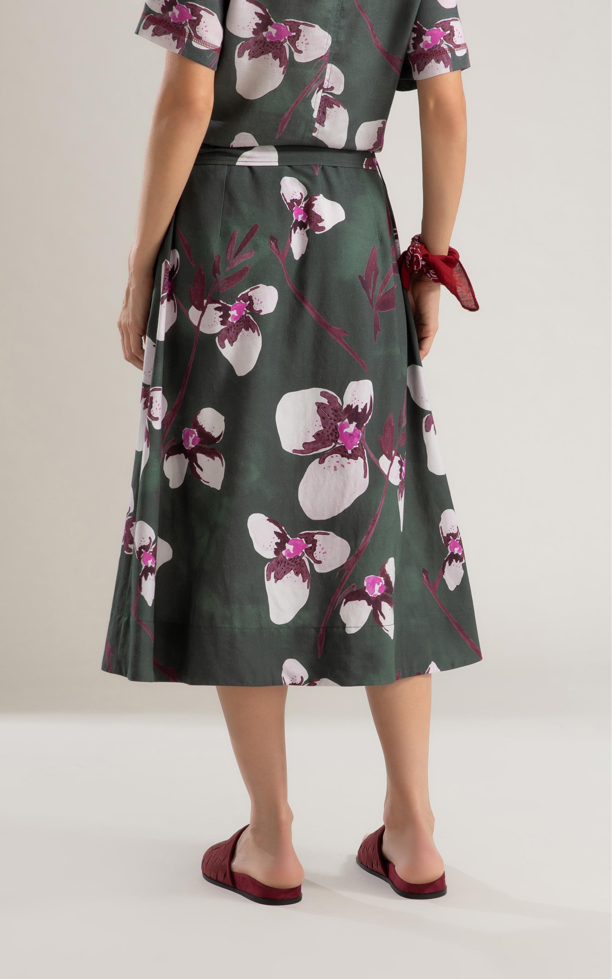 Saia Linho  Nice  Est Orquideas Verde
